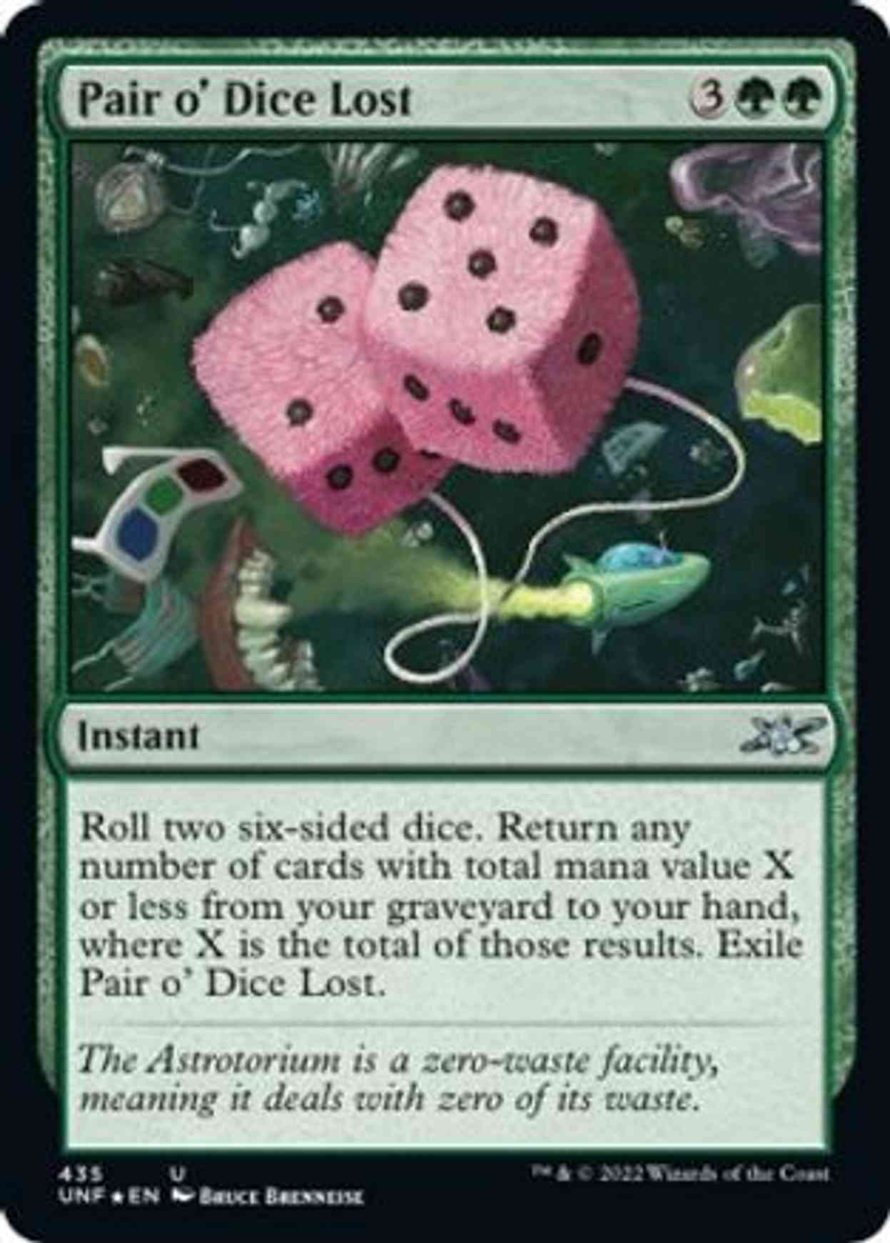 Pair o' Dice Lost (Galaxy Foil) magic card front