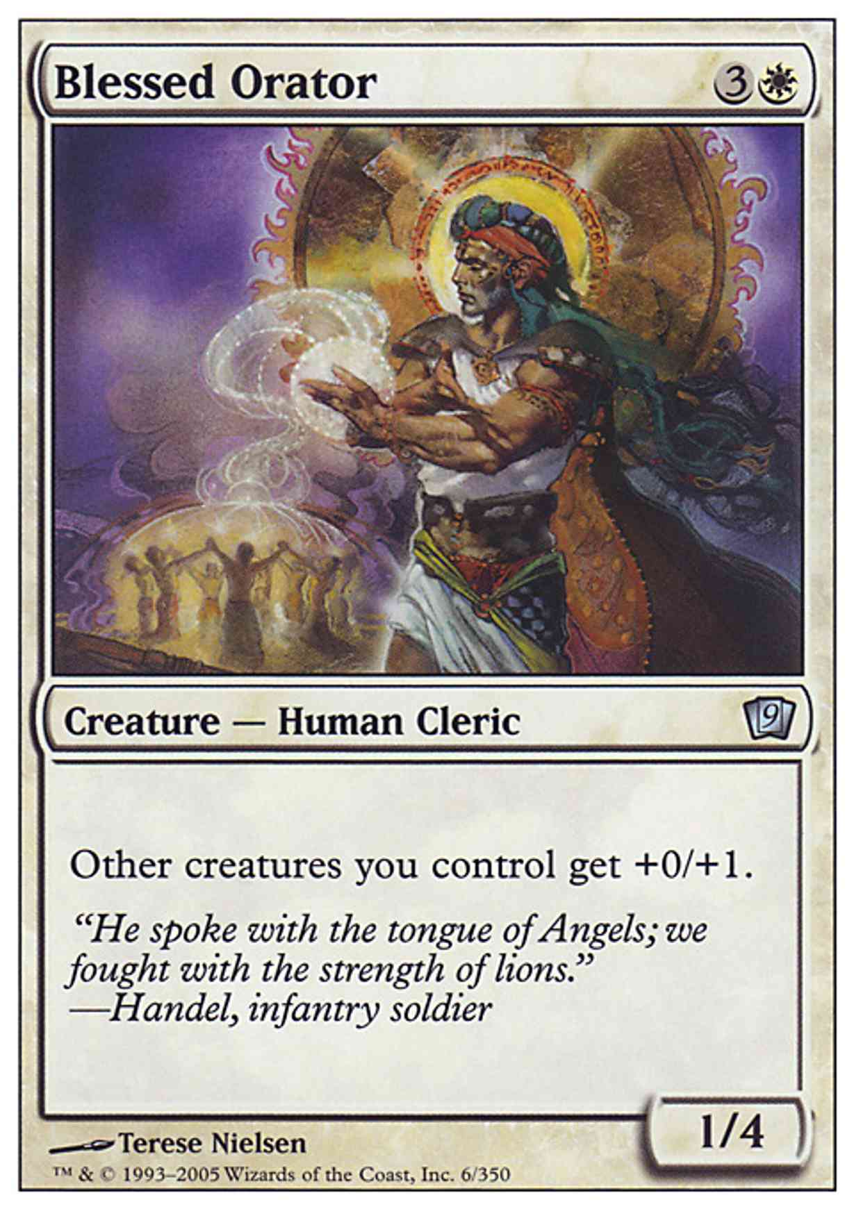 Blessed Orator magic card front