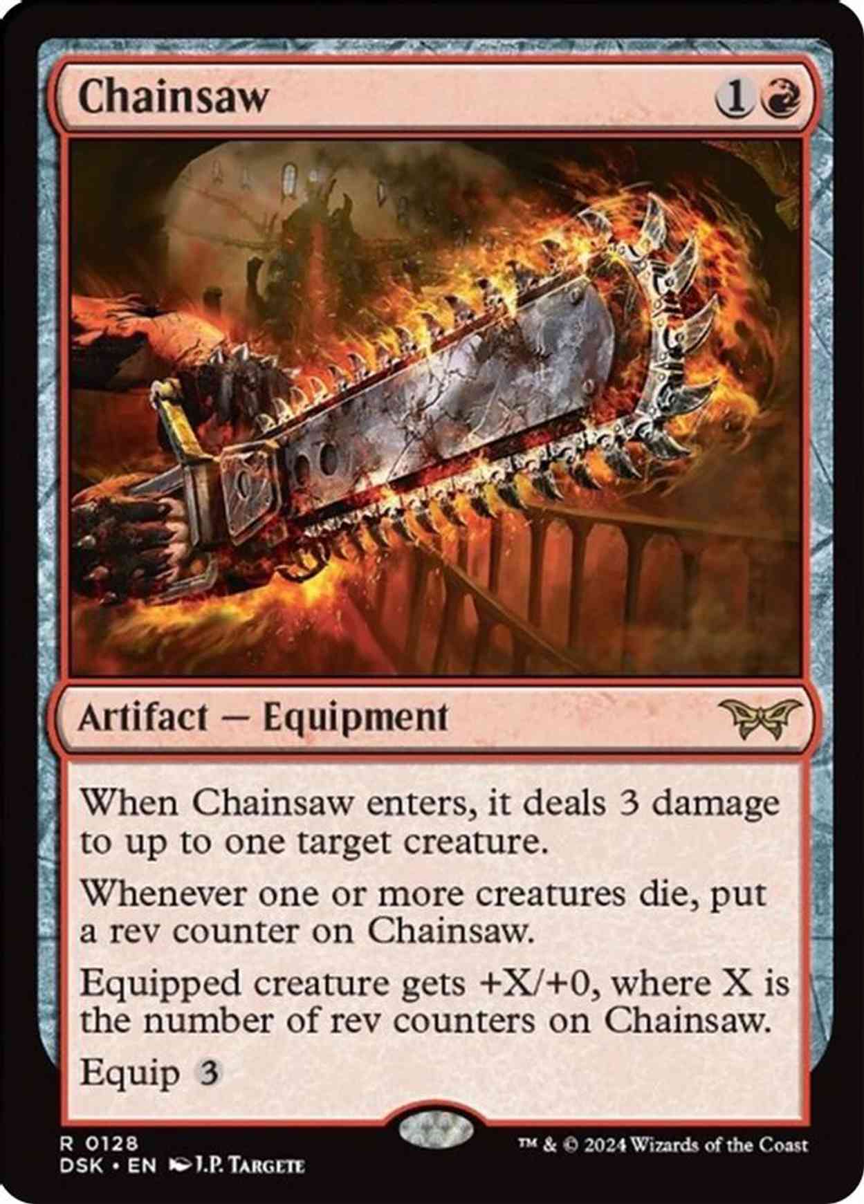 Chainsaw magic card front