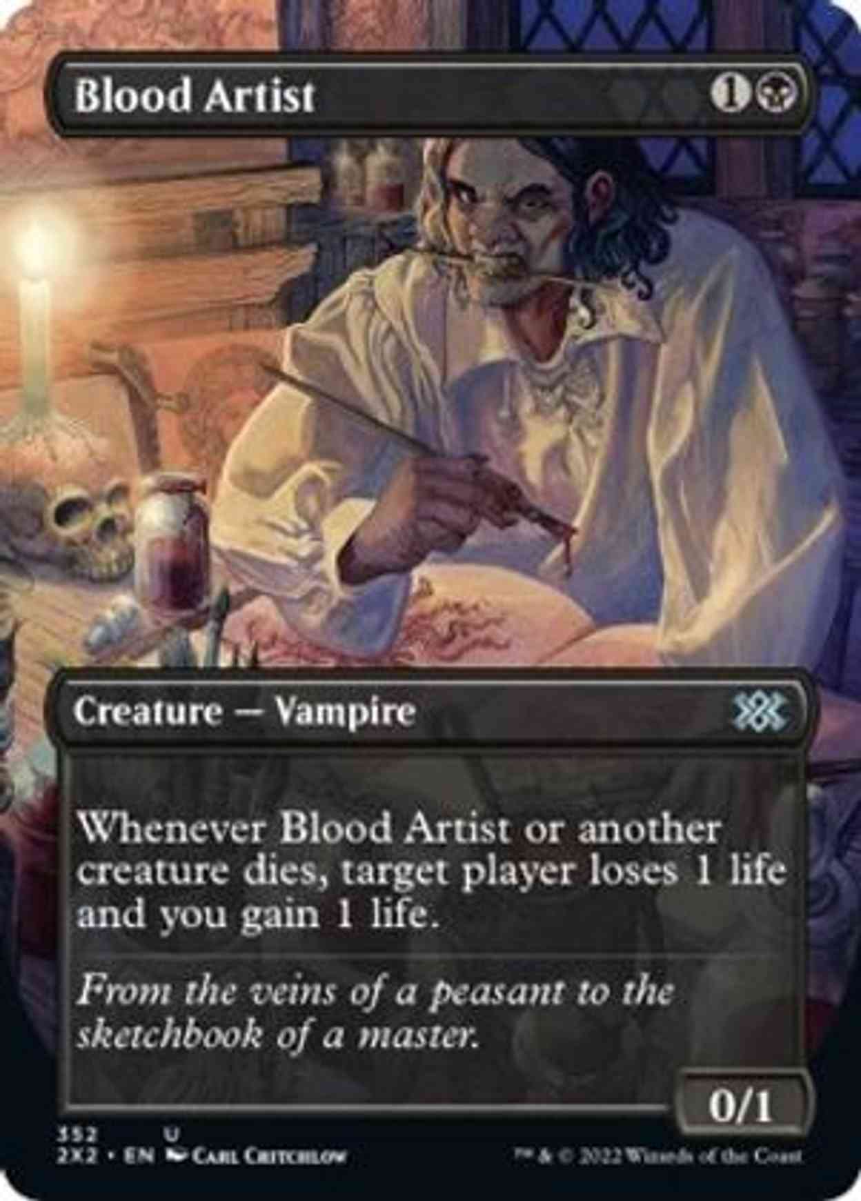 Blood Artist (Borderless) magic card front