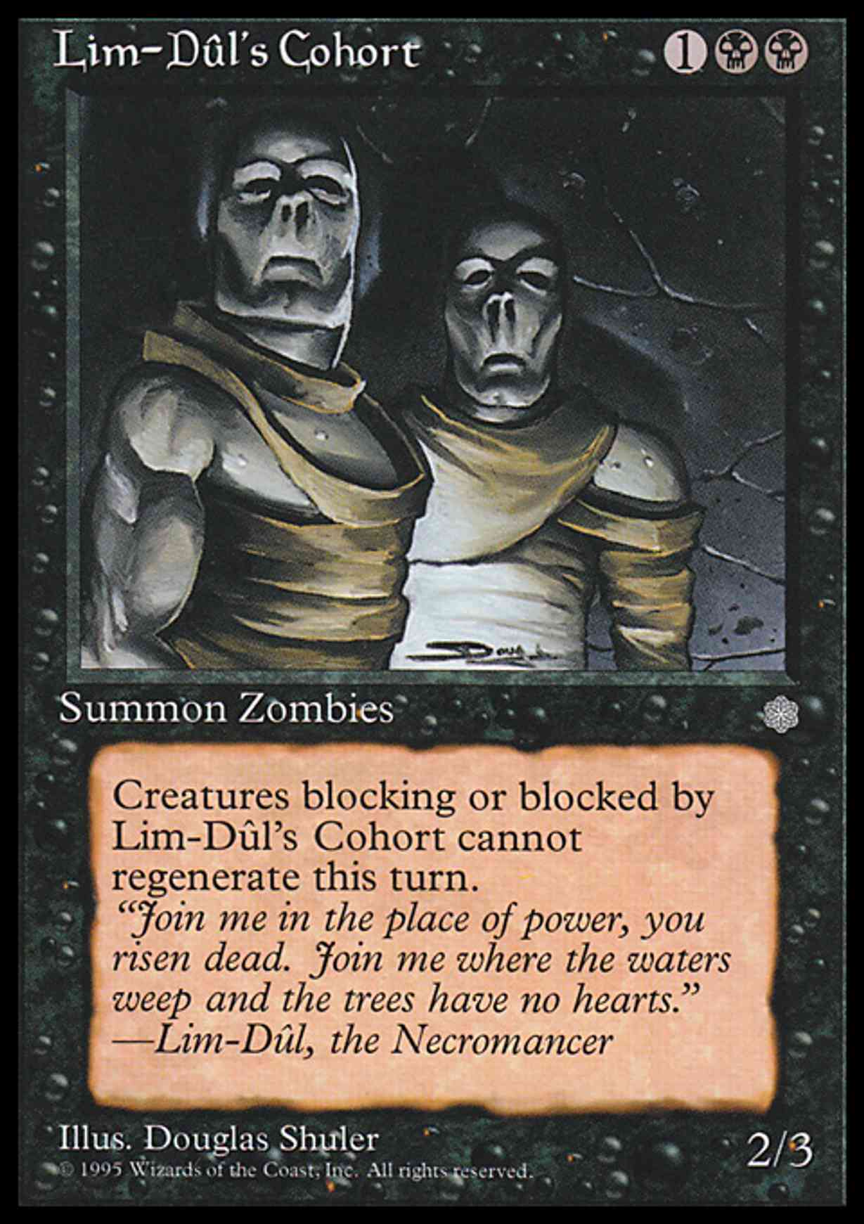 Lim-Dul's Cohort magic card front