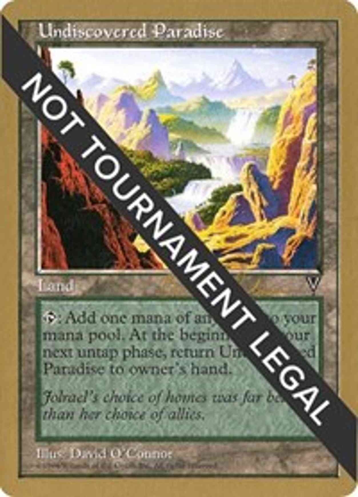 Undiscovered Paradise - 1998 Brian Selden (VIS) magic card front