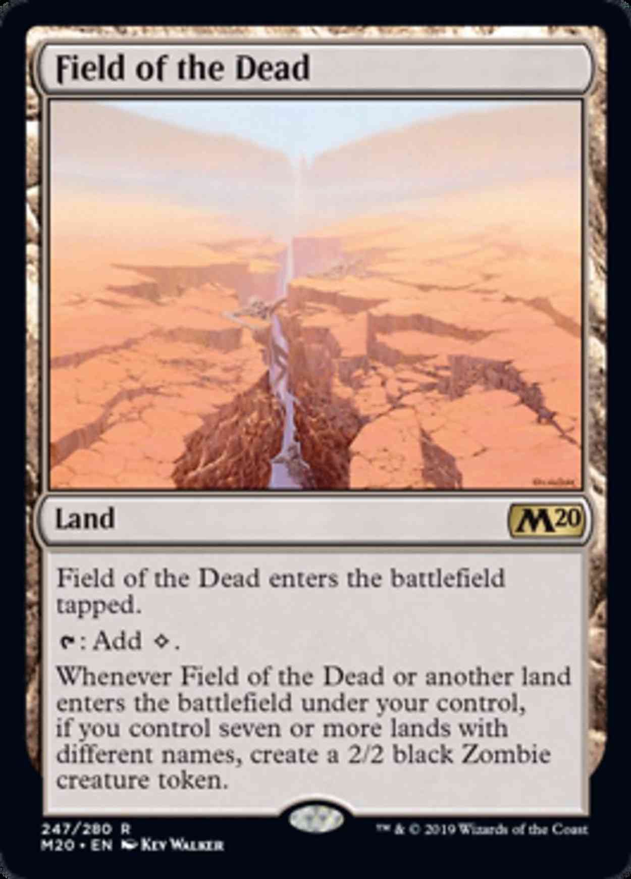 Field of the Dead magic card front