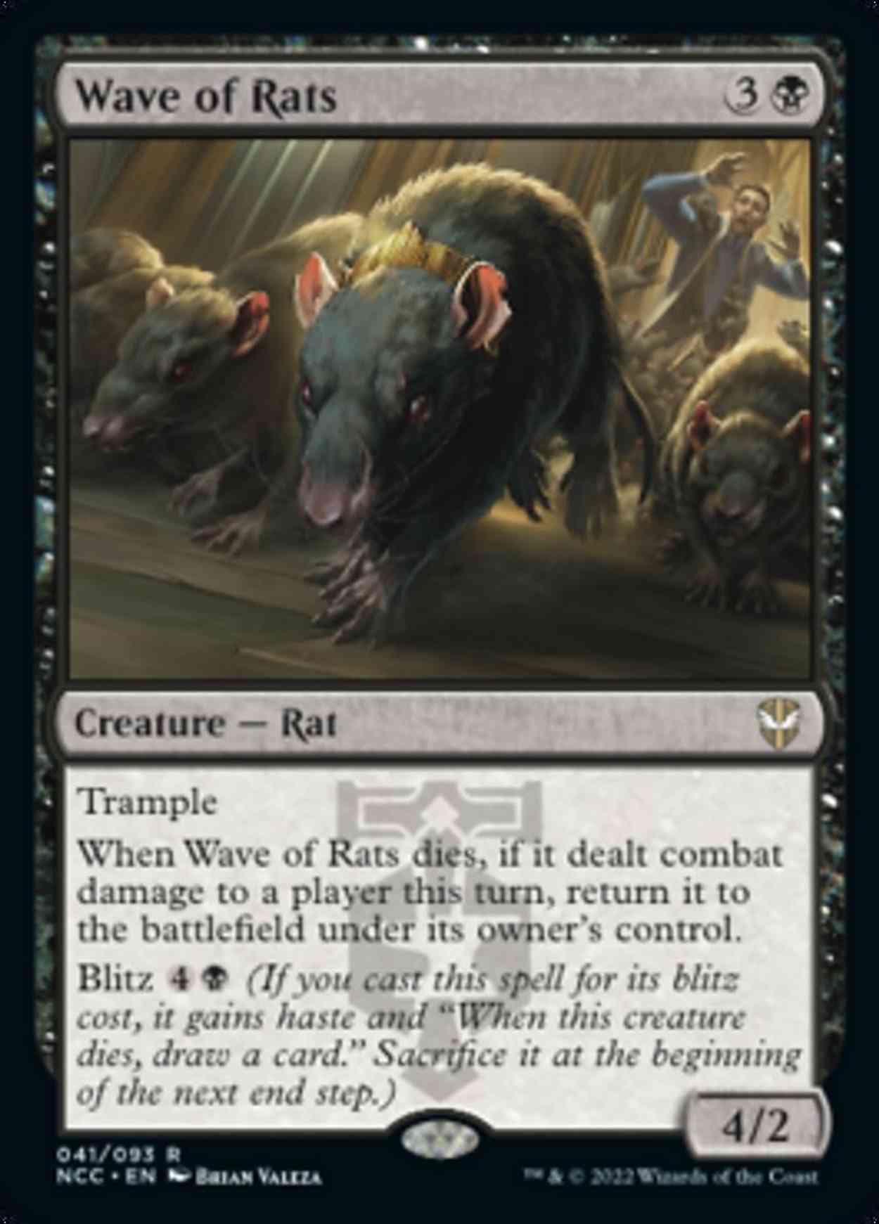Wave of Rats magic card front