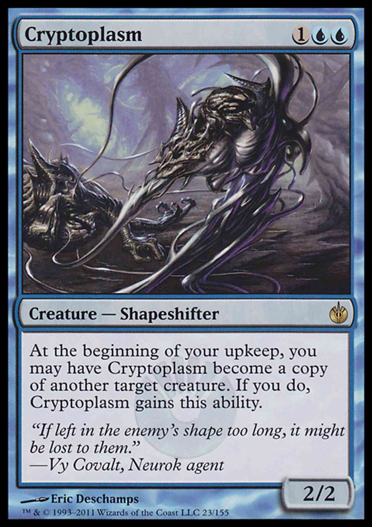 Cryptoplasm magic card front