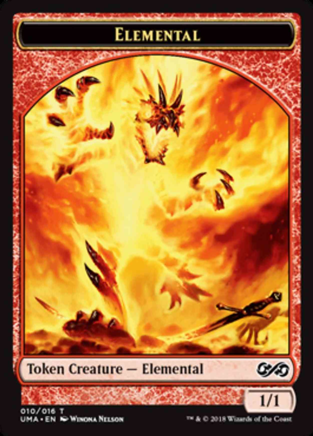 Elemental Token (010) magic card front