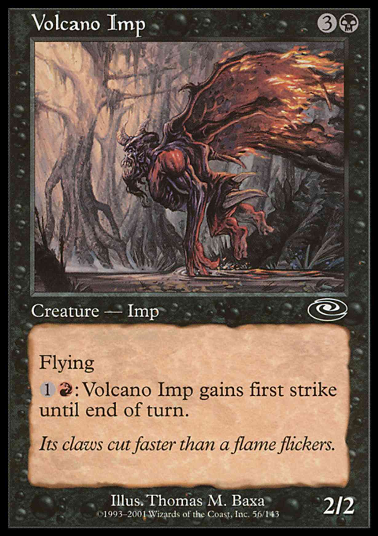 Volcano Imp magic card front