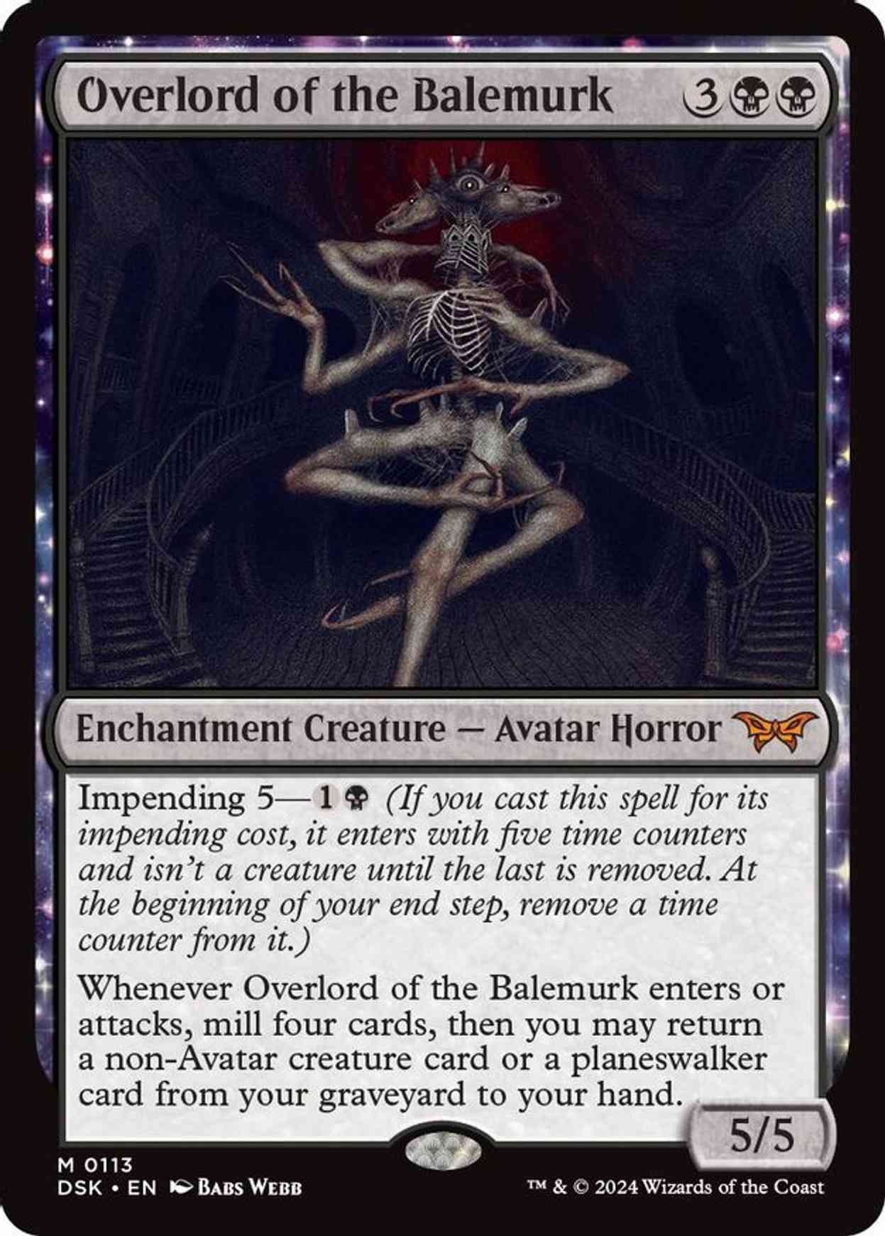 Overlord of the Balemurk magic card front