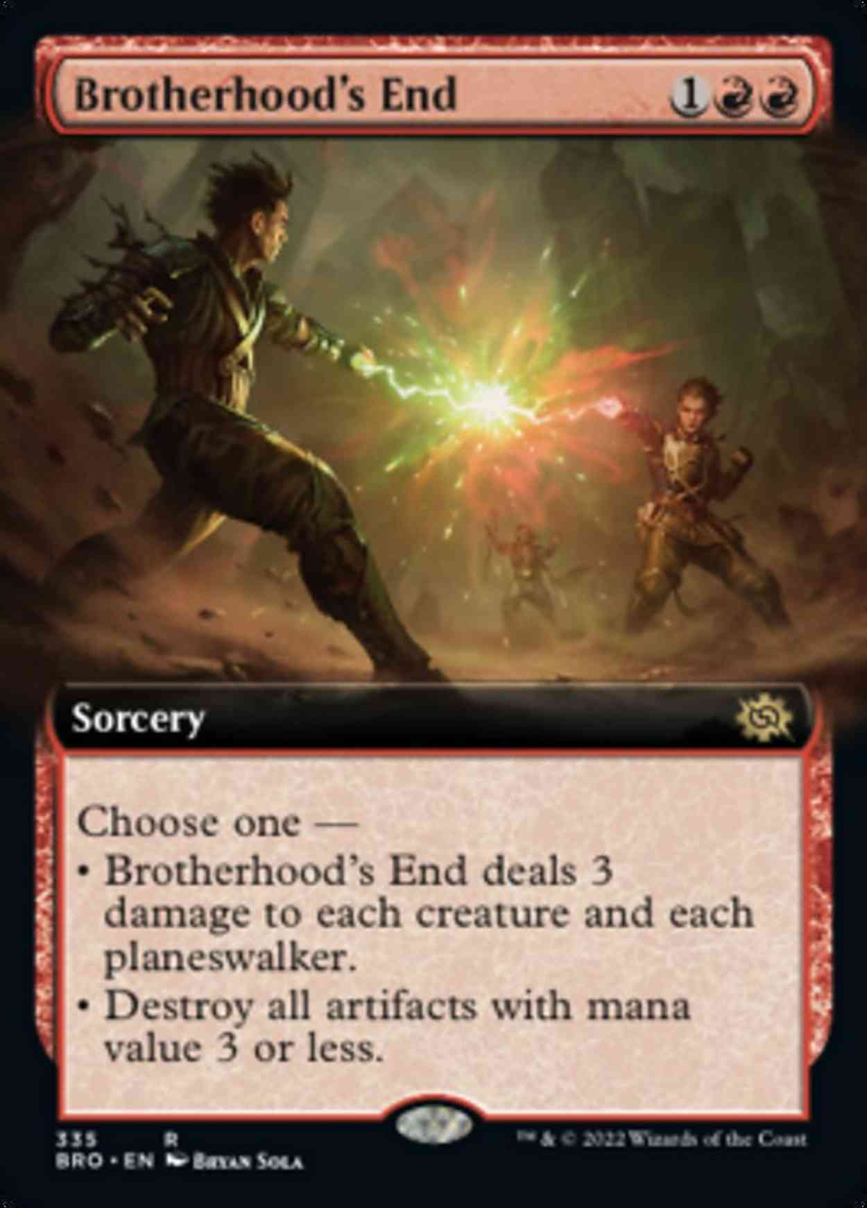 Brotherhood's End (Extended Art) magic card front