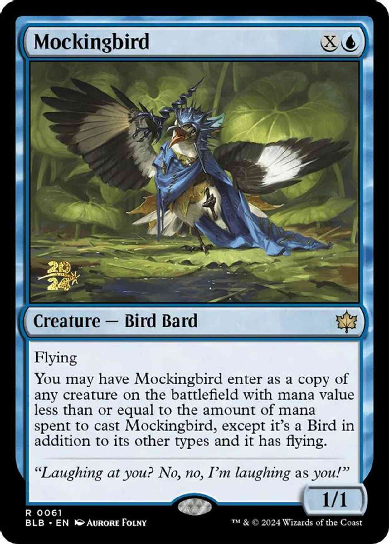 Mockingbird magic card front