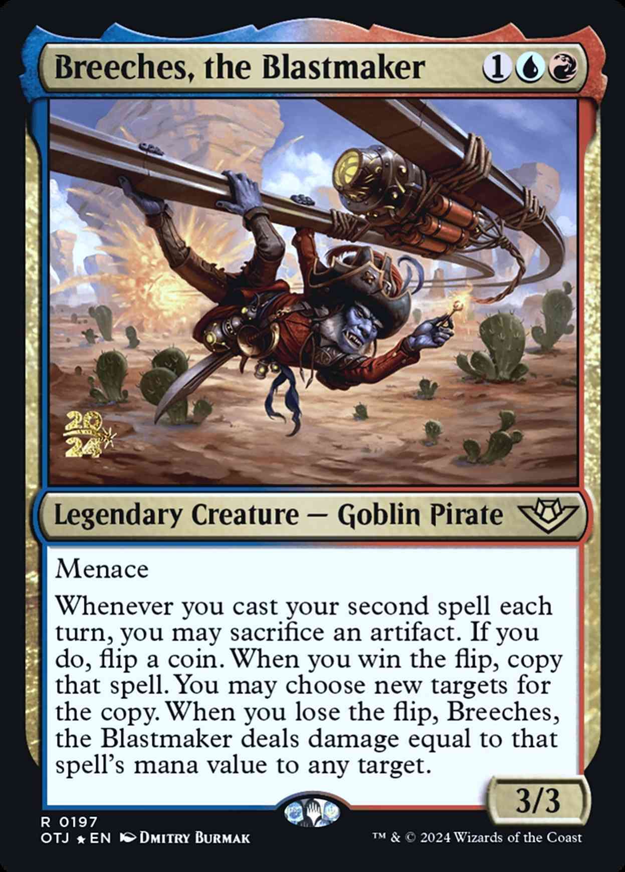 Breeches, the Blastmaker magic card front