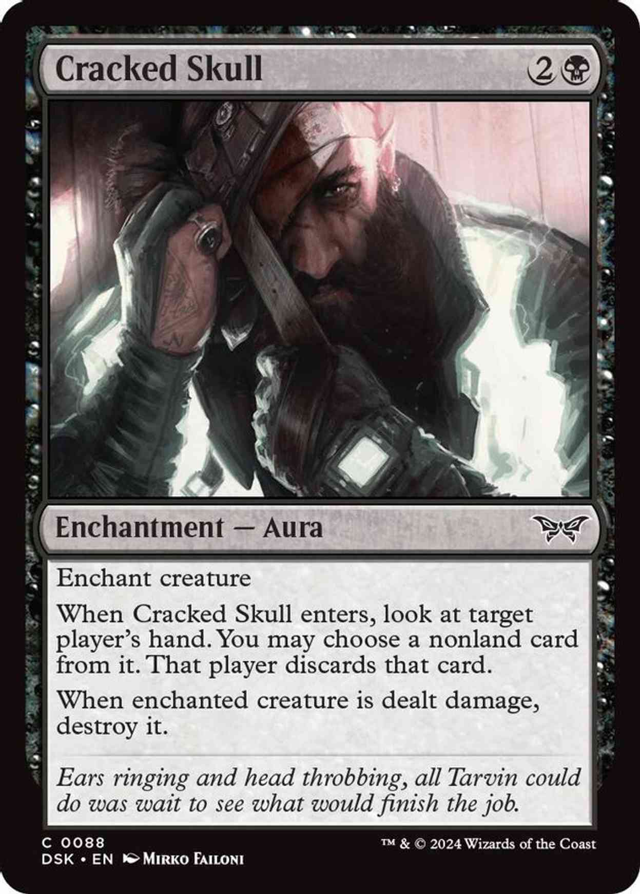 Cracked Skull magic card front