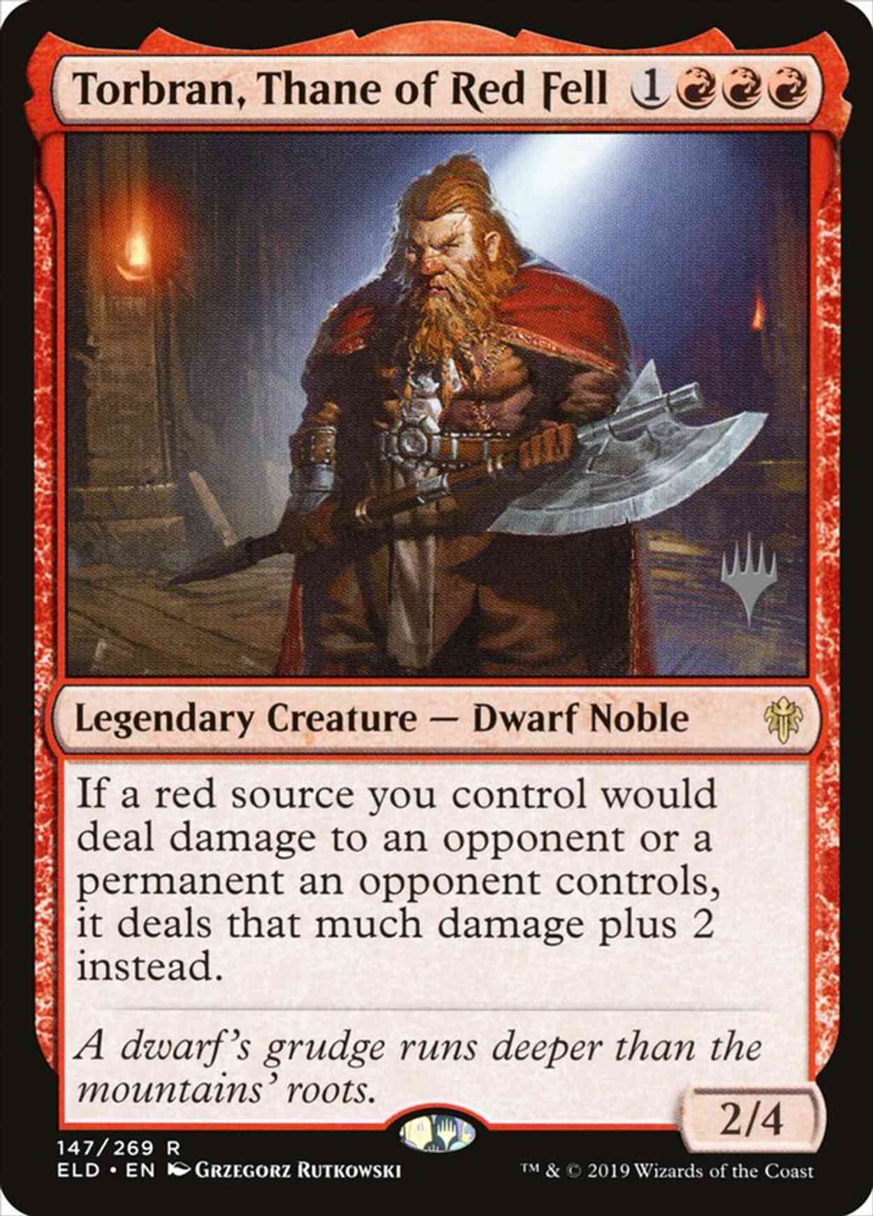 Torbran, Thane of Red Fell magic card front