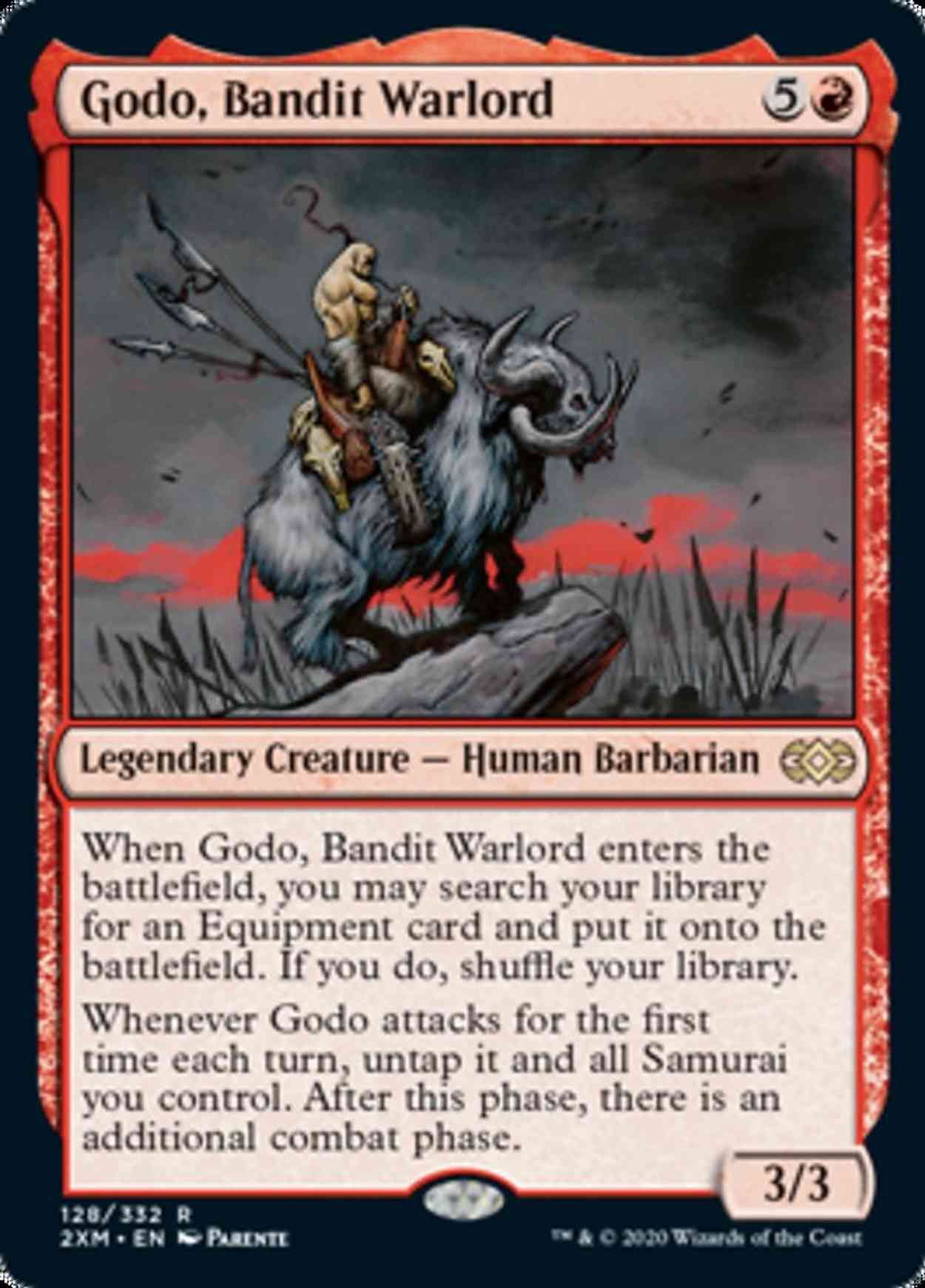Godo, Bandit Warlord magic card front