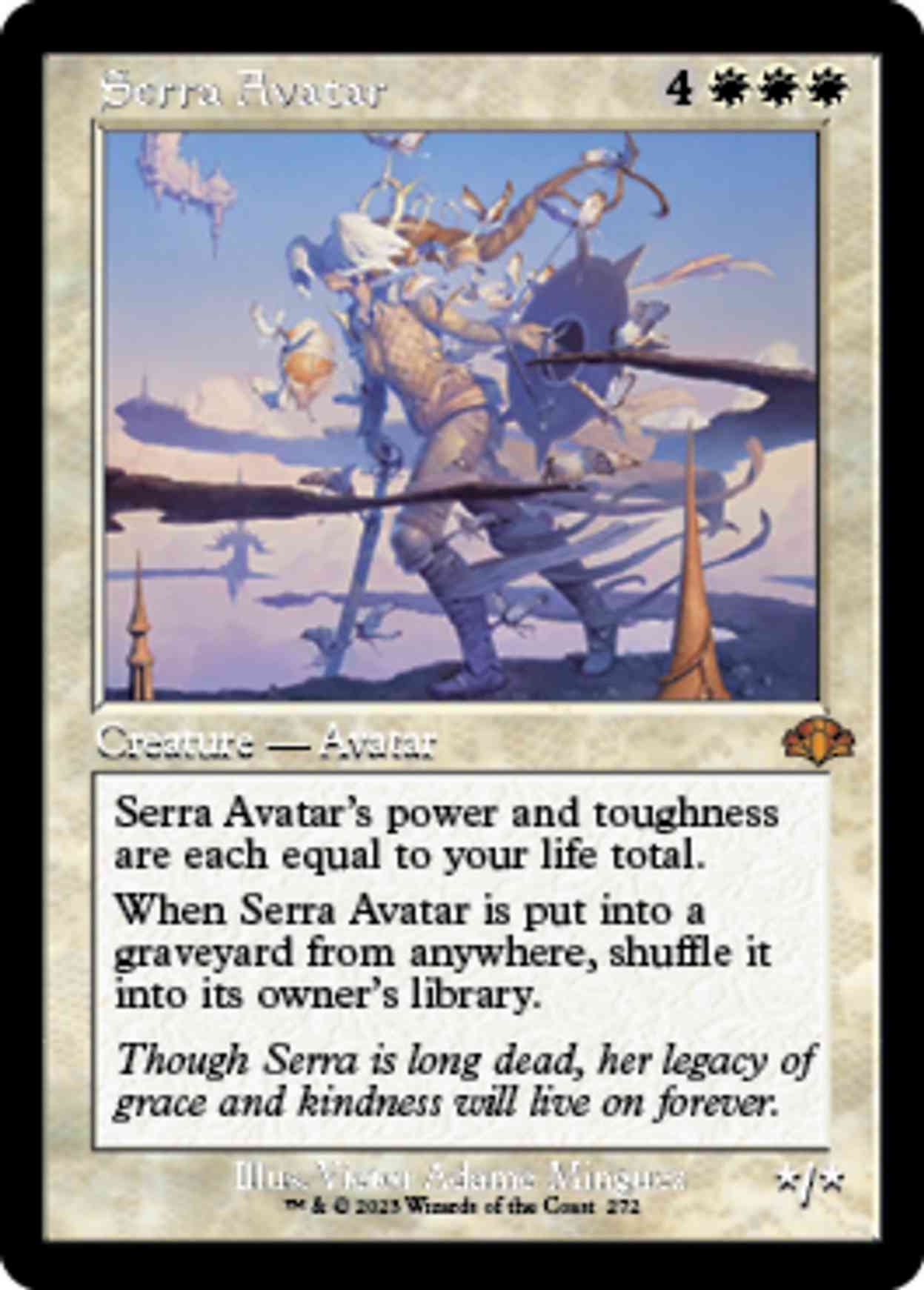 Serra Avatar (Retro Frame) magic card front