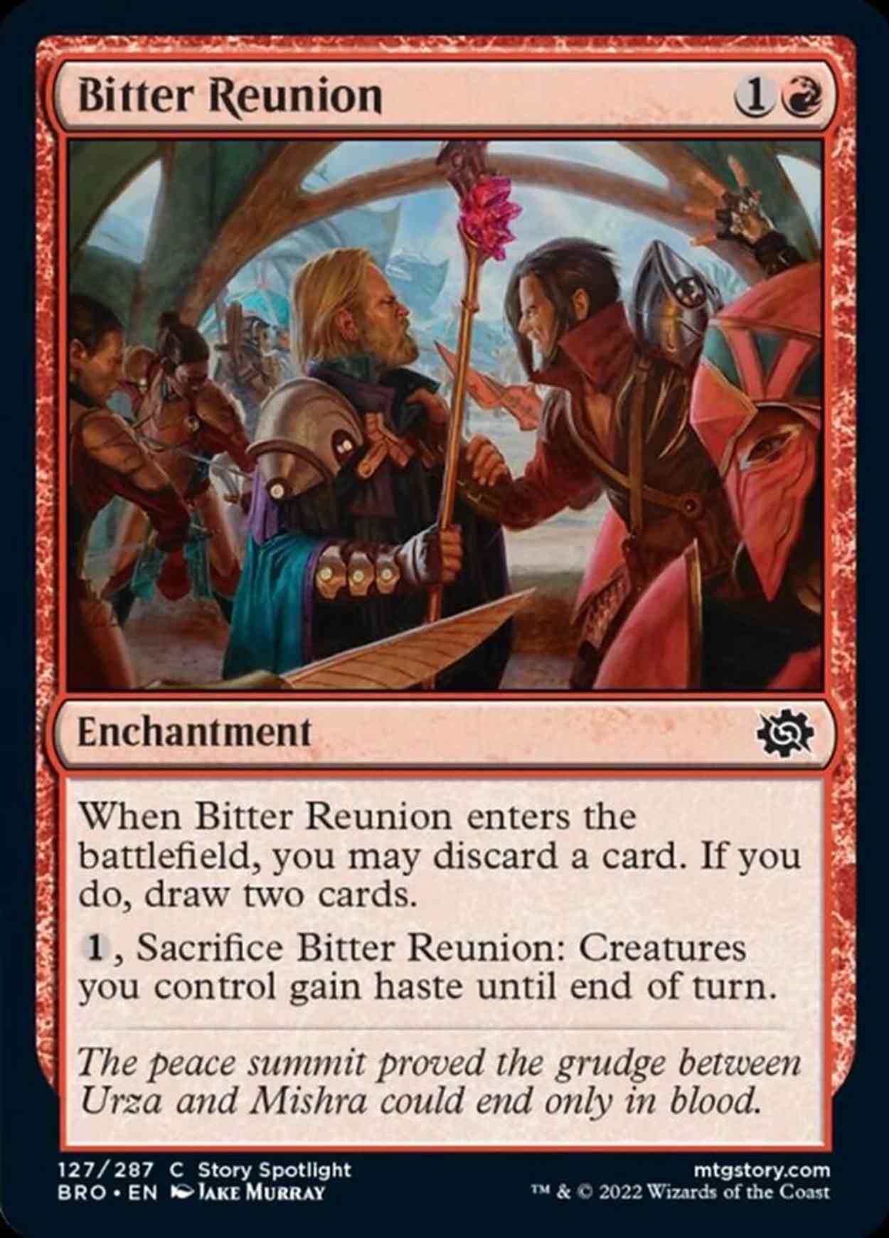 Bitter Reunion magic card front