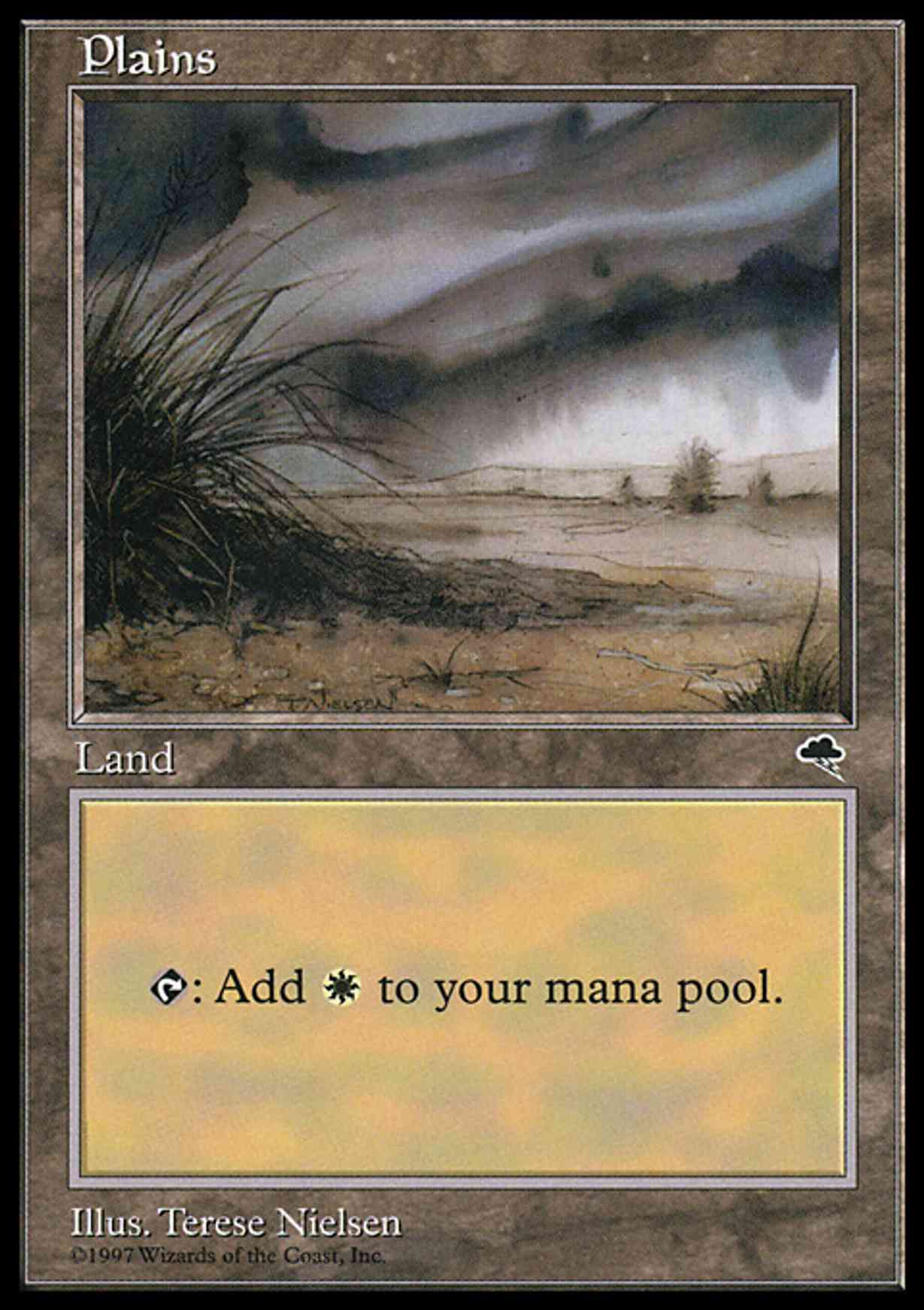 Plains (Shrub) magic card front