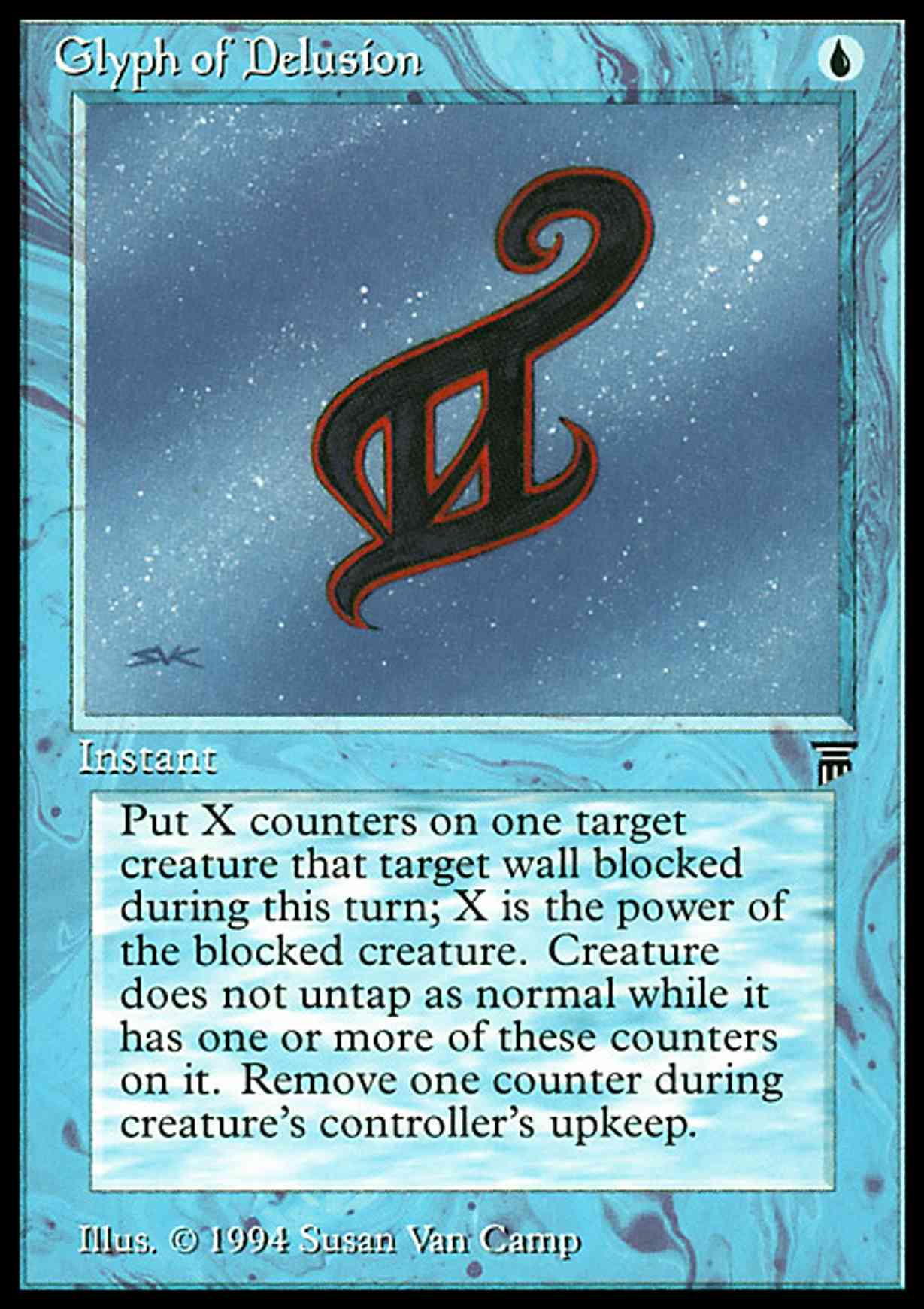 Glyph of Delusion magic card front