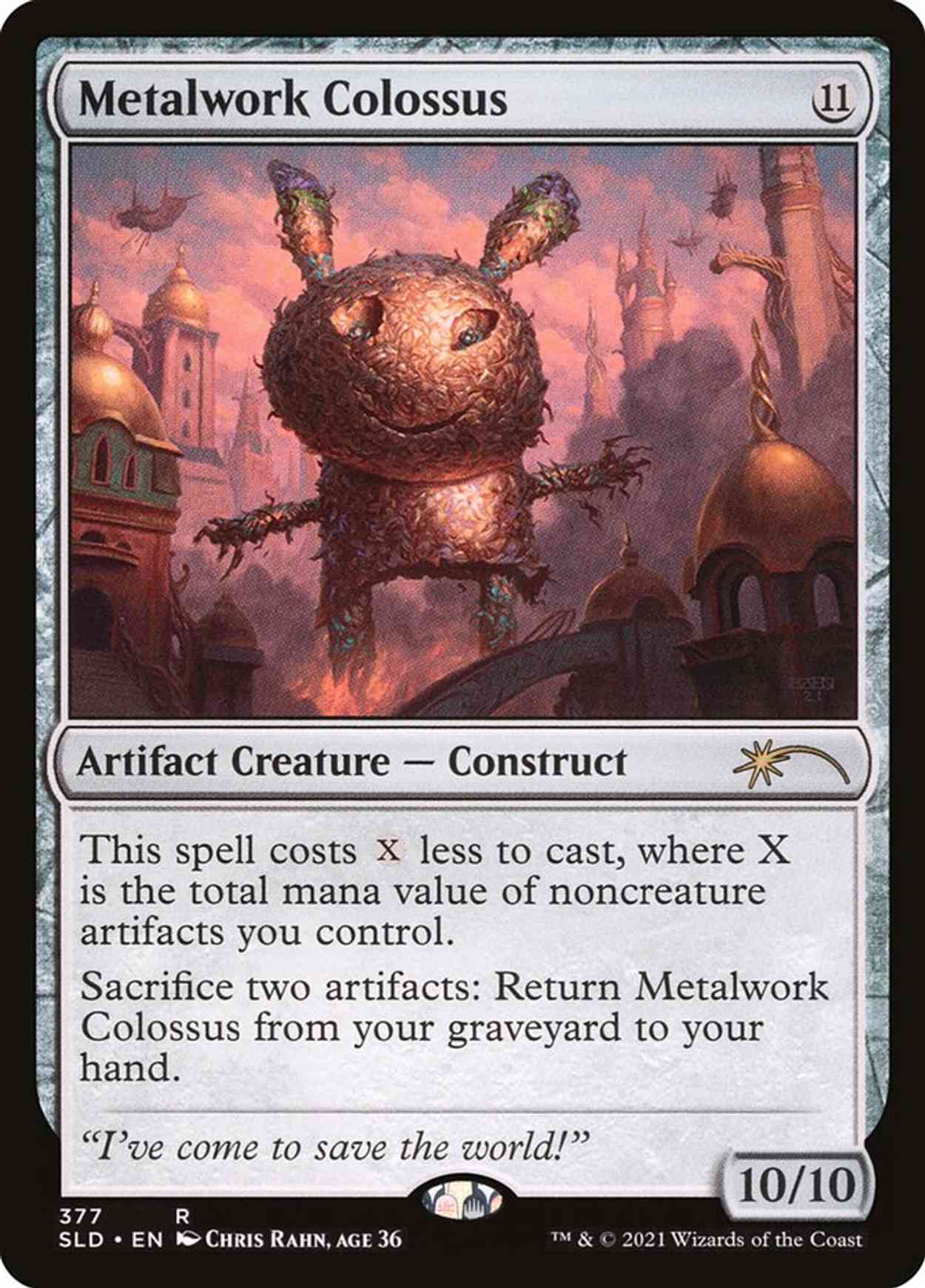 Metalwork Colossus (377) magic card front
