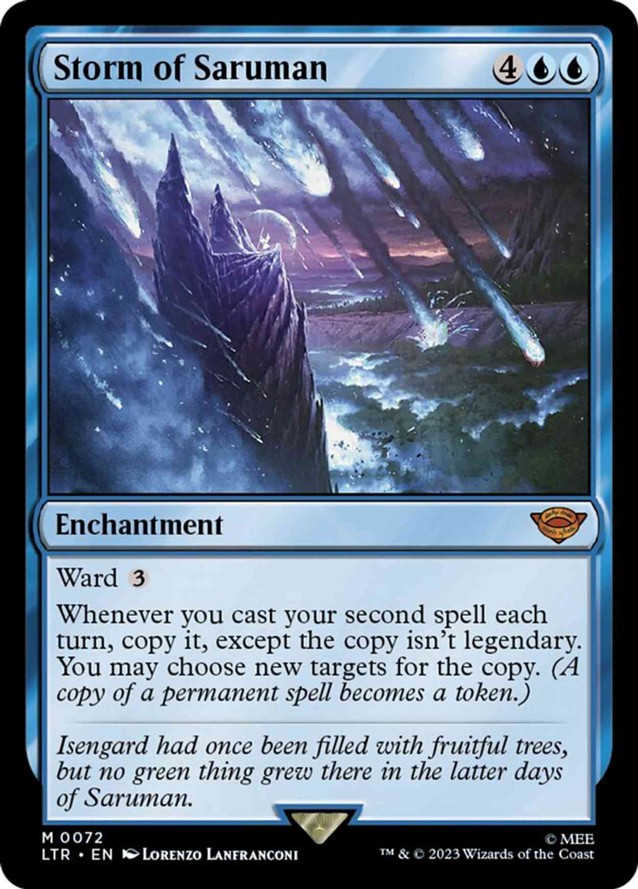 Storm of Saruman magic card front