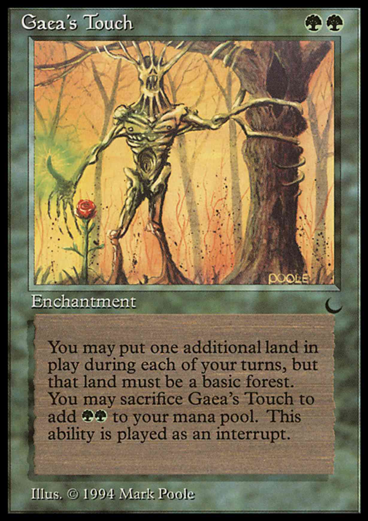 Gaea's Touch magic card front