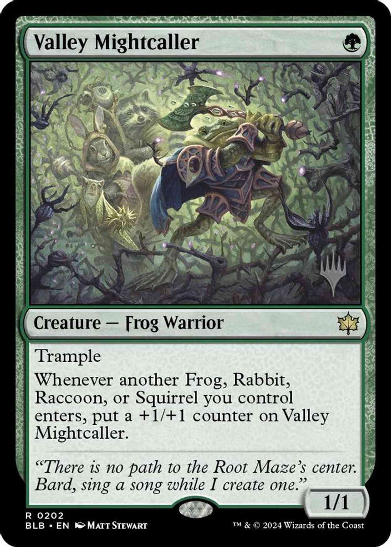 Valley Mightcaller magic card front