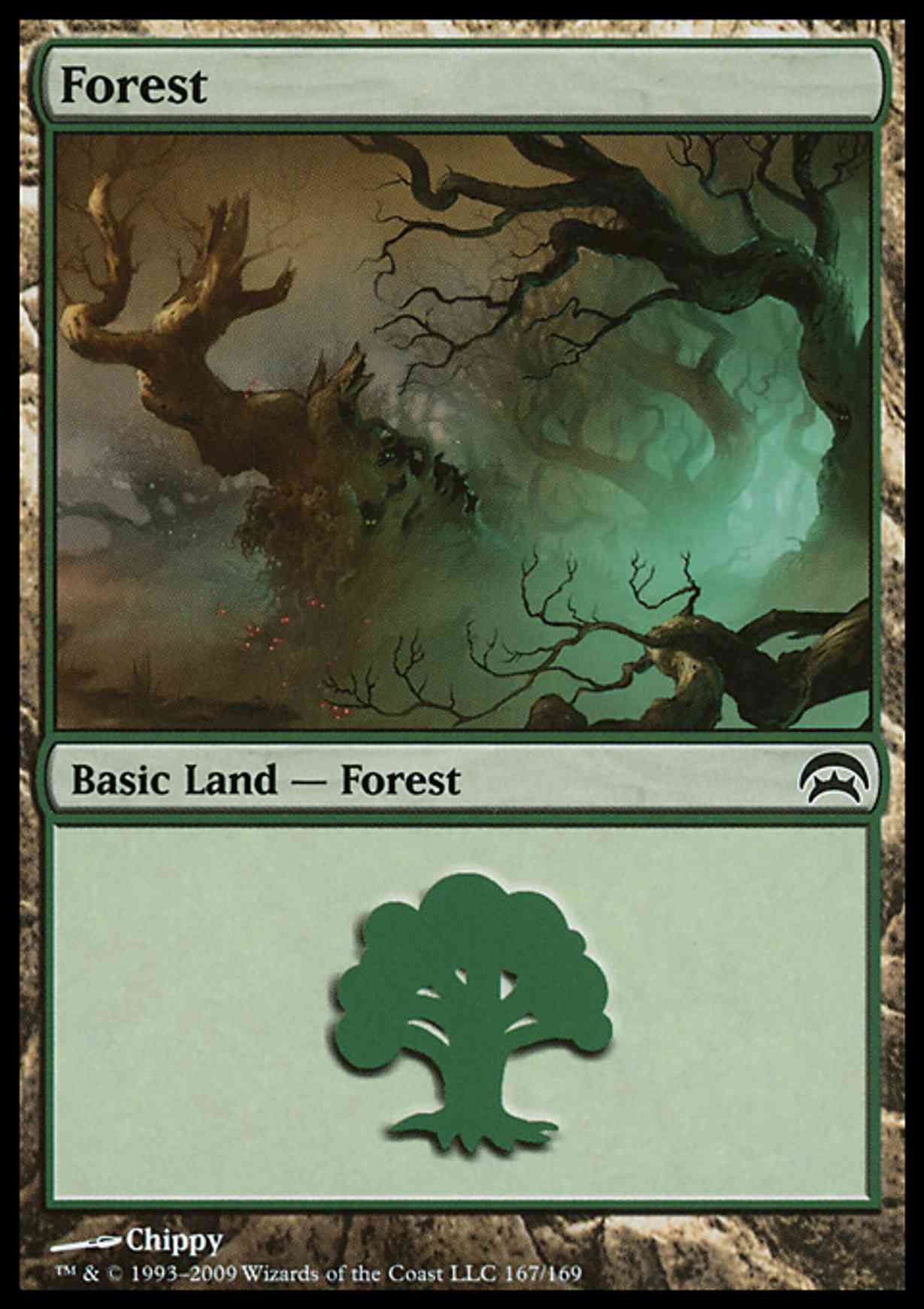 Forest (167)  magic card front