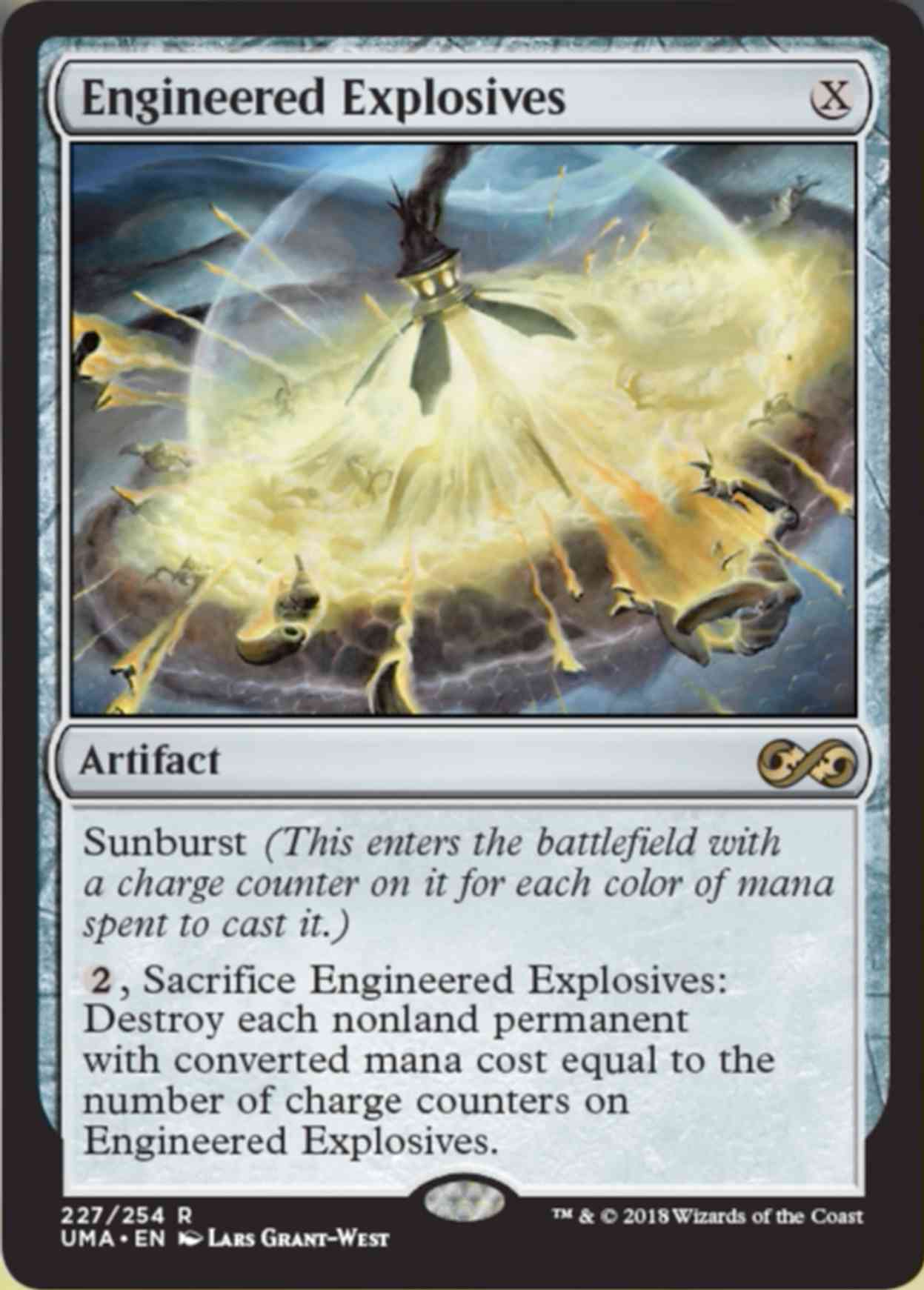 Engineered Explosives magic card front