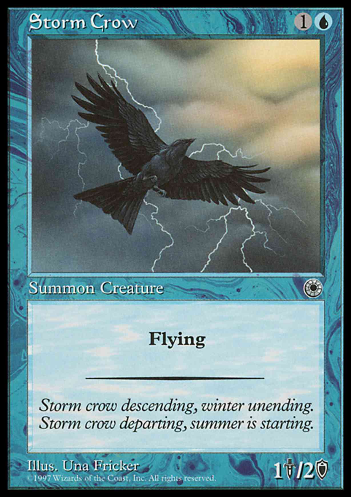 Storm Crow magic card front