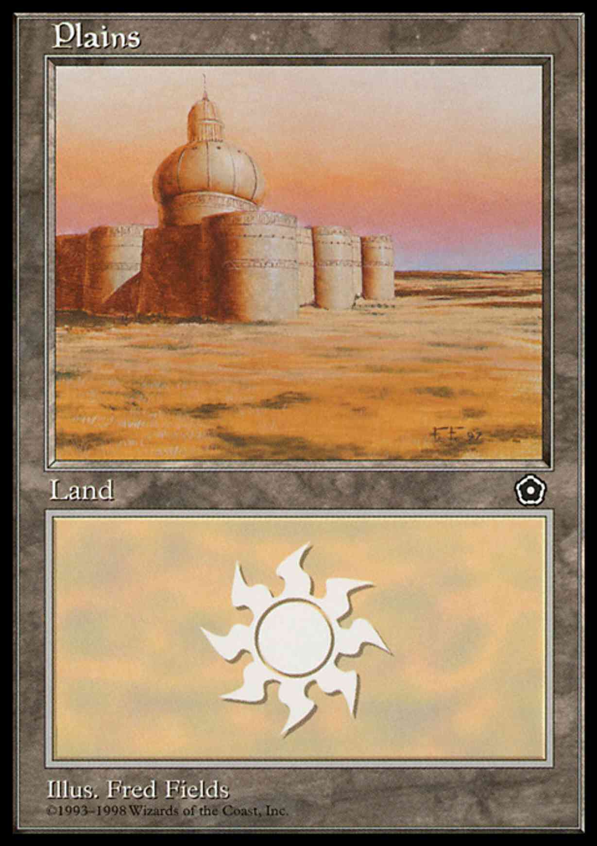 Plains (161) magic card front