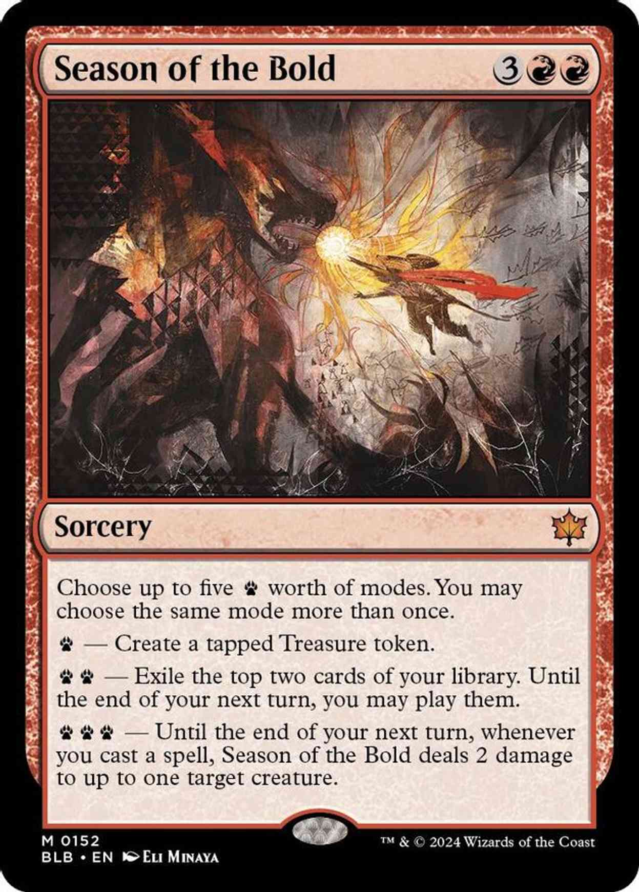 Season of the Bold magic card front