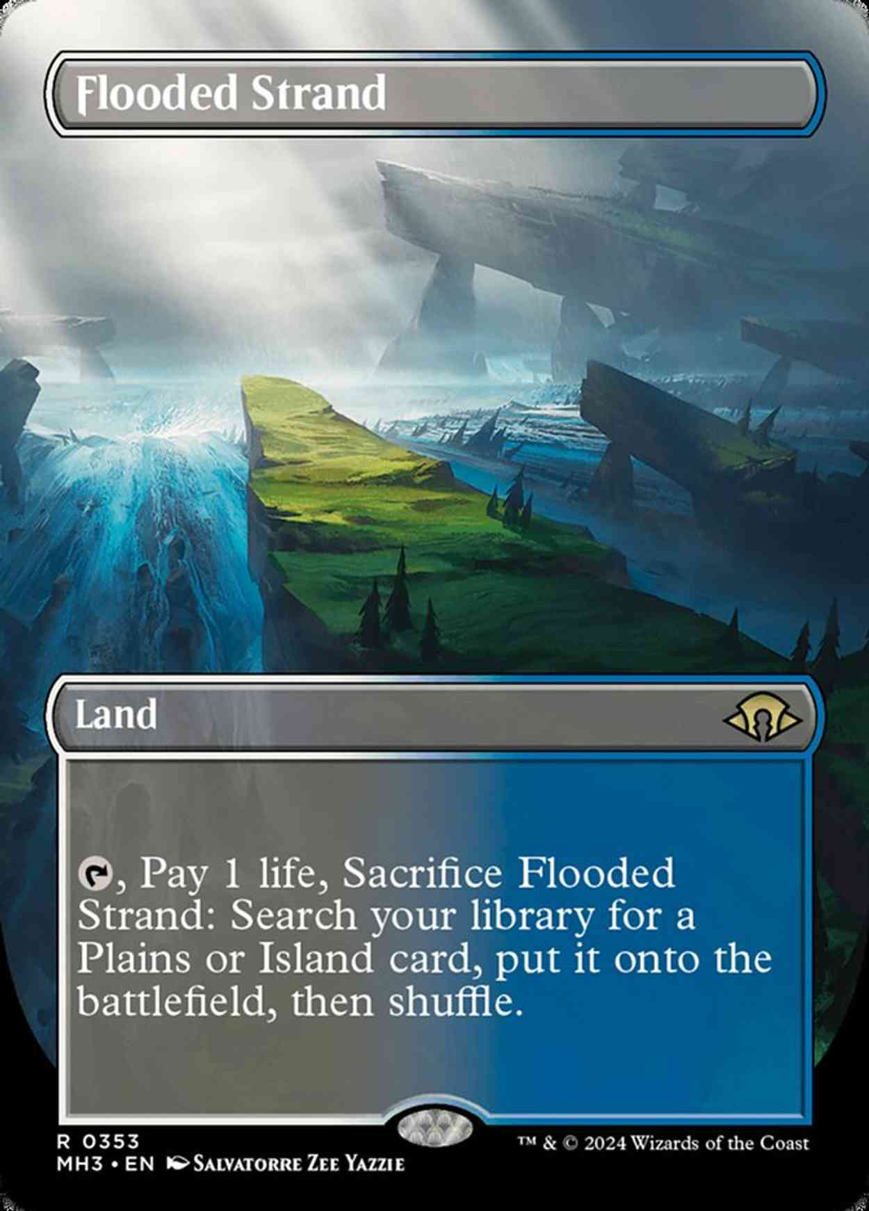 Flooded Strand (Borderless) magic card front