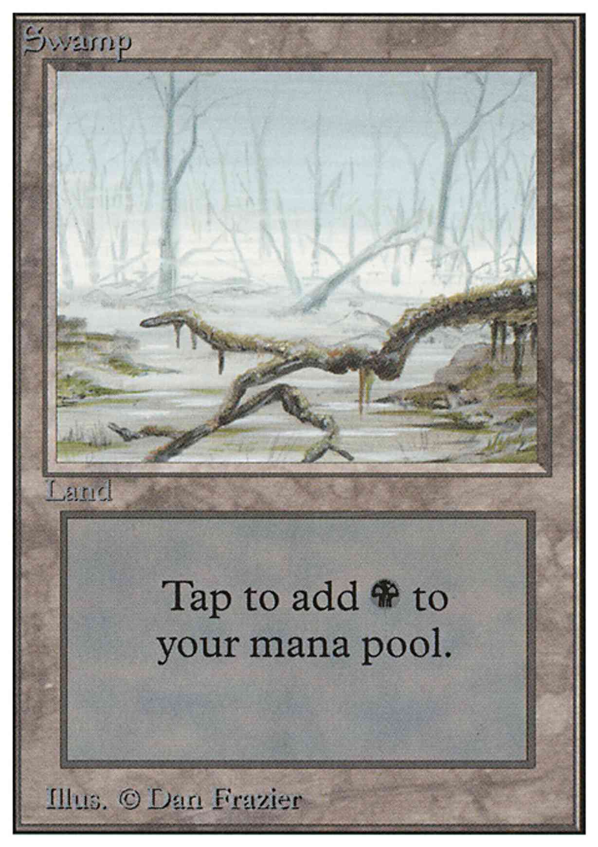 Swamp (A) magic card front