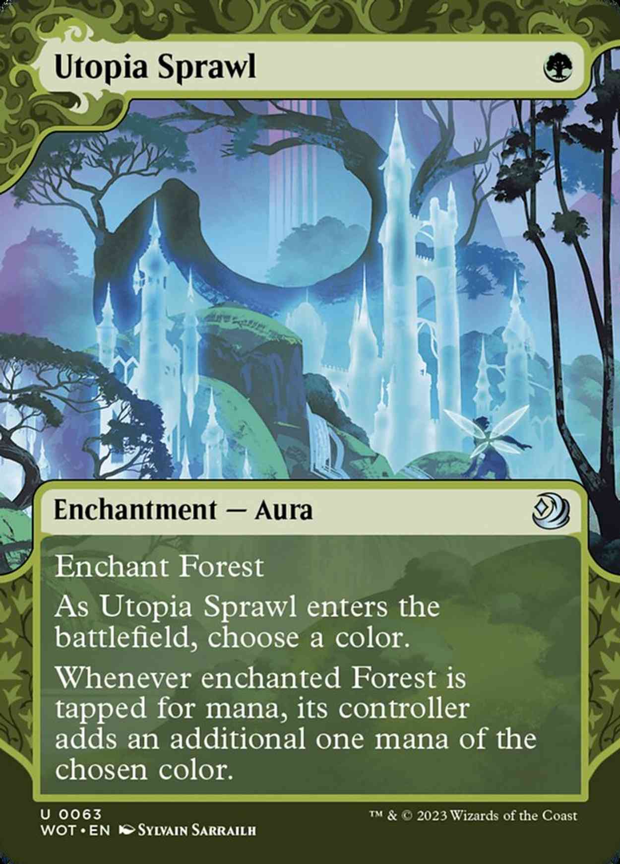 Utopia Sprawl magic card front