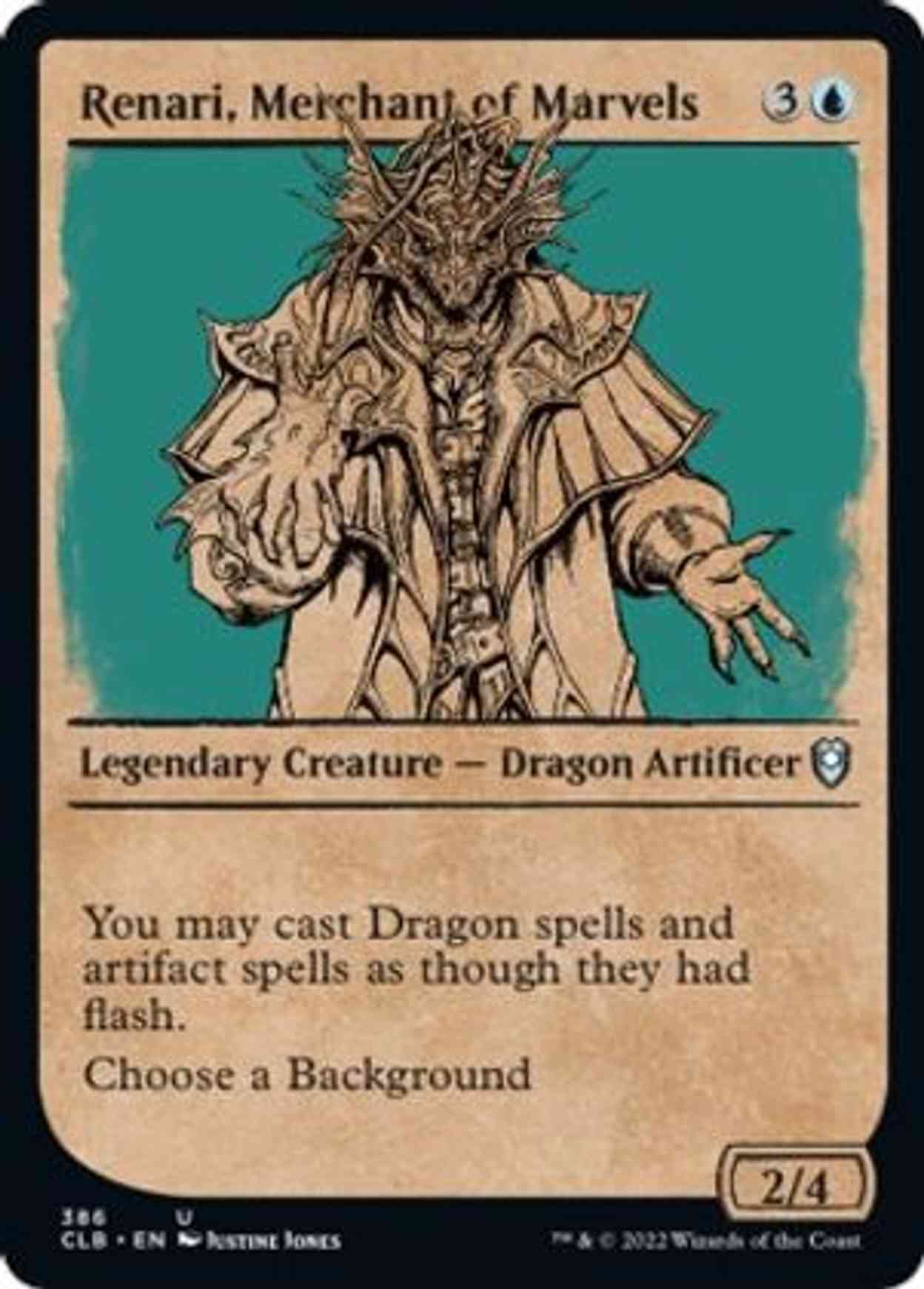 Renari, Merchant of Marvels (Showcase) magic card front