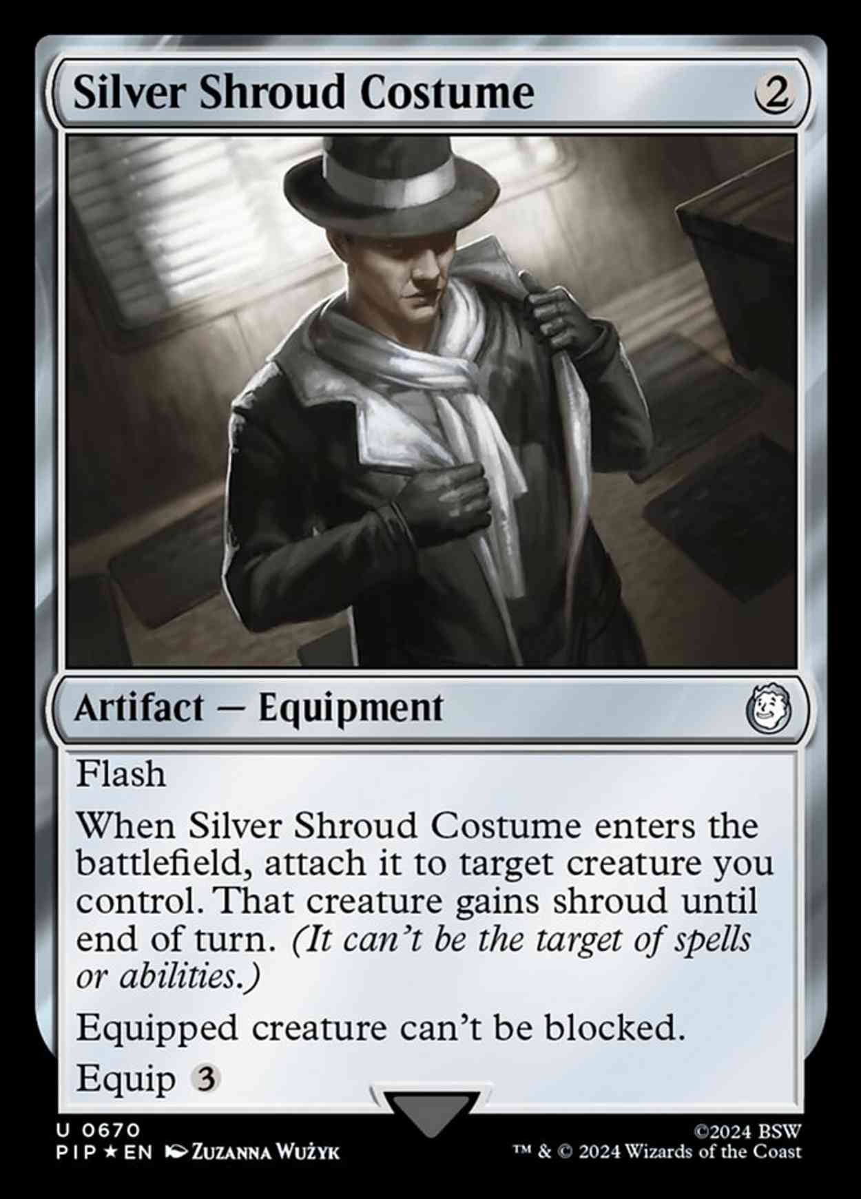 Silver Shroud Costume (Surge Foil) magic card front