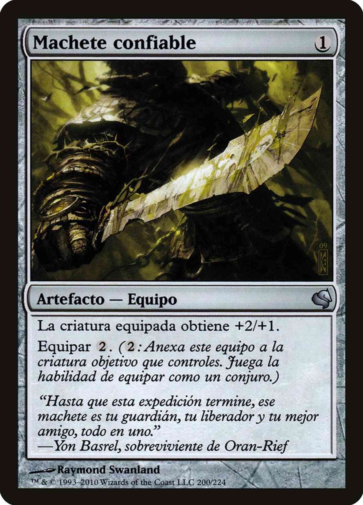 Trusty Machete (Retro Frame) magic card front