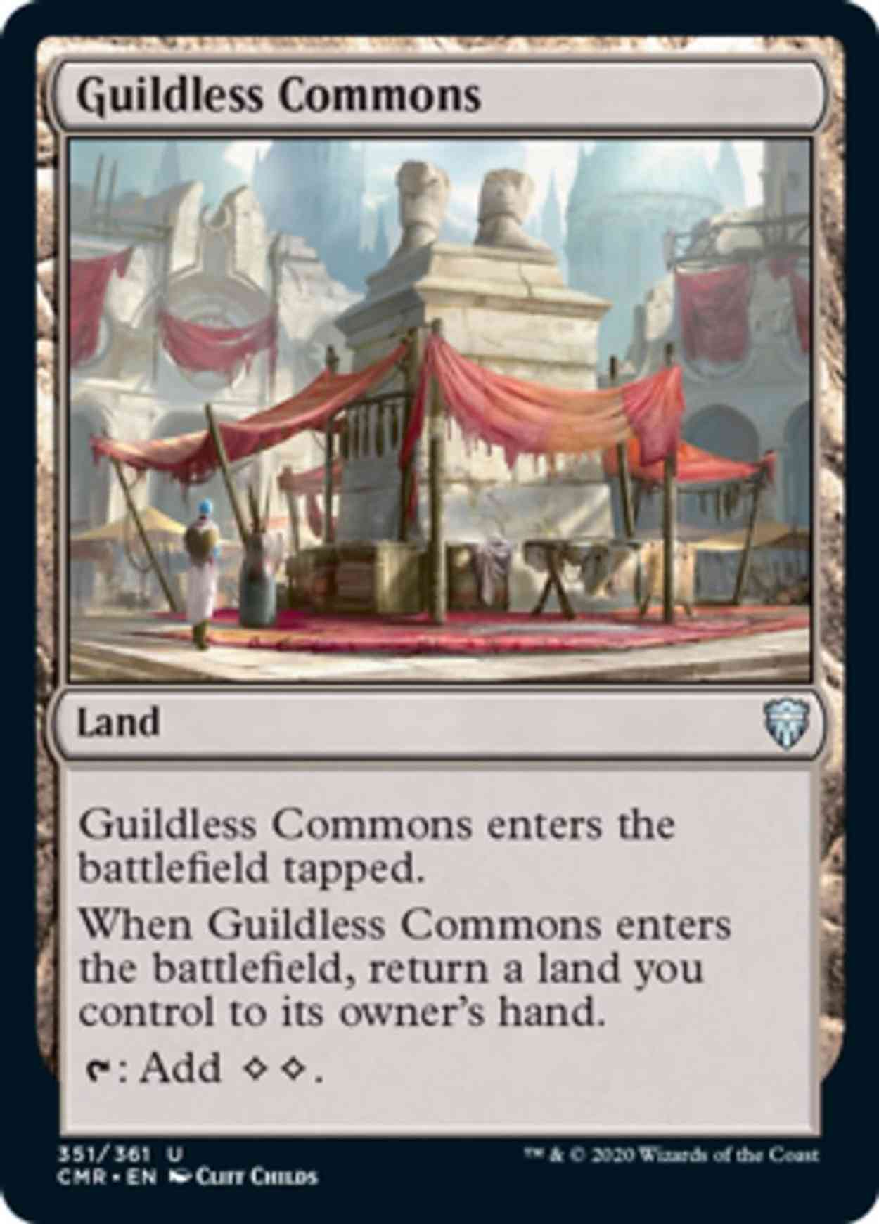 Guildless Commons magic card front