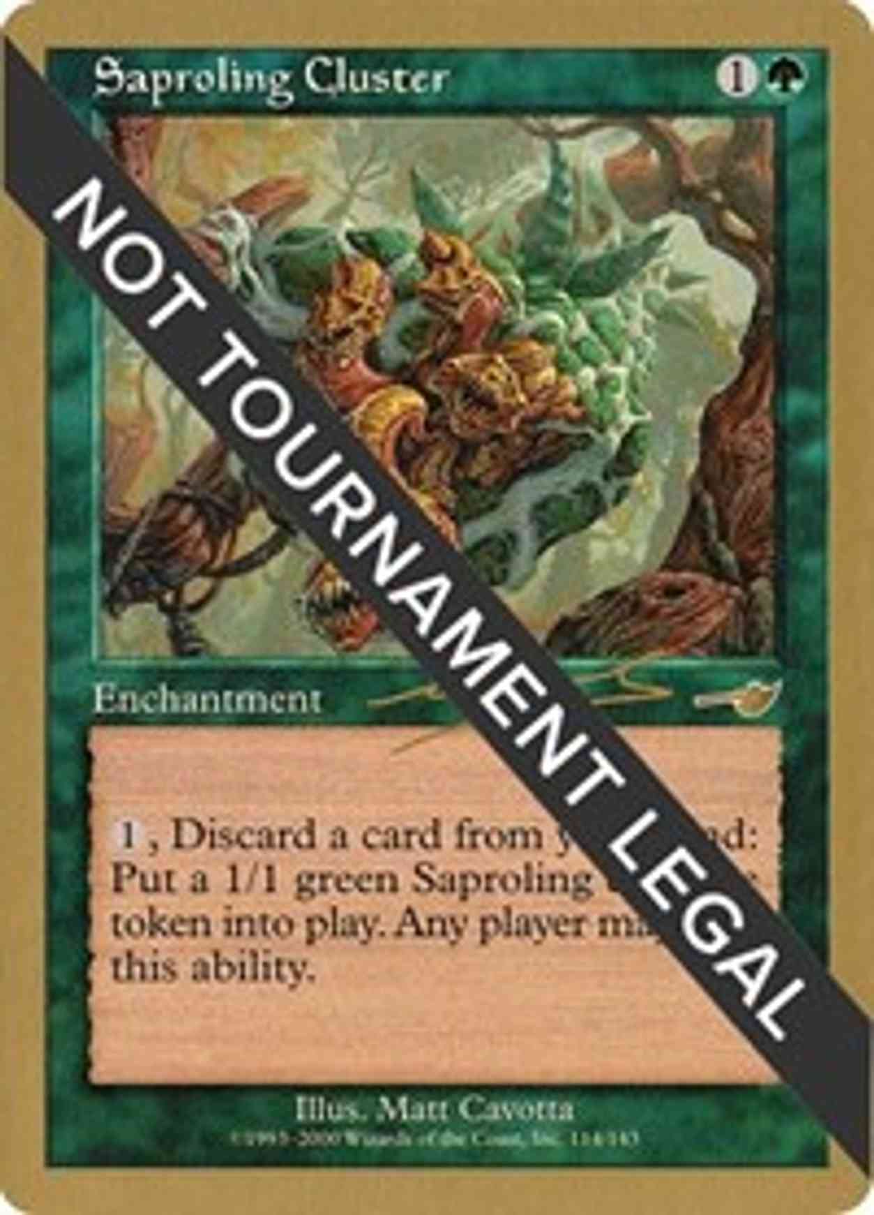 Saproling Cluster - 2000 Nicolas Labarre (NMS) magic card front