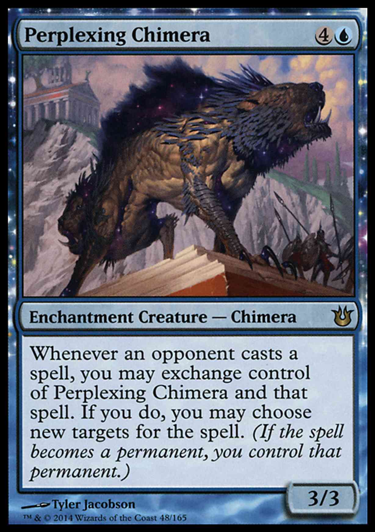 Perplexing Chimera magic card front
