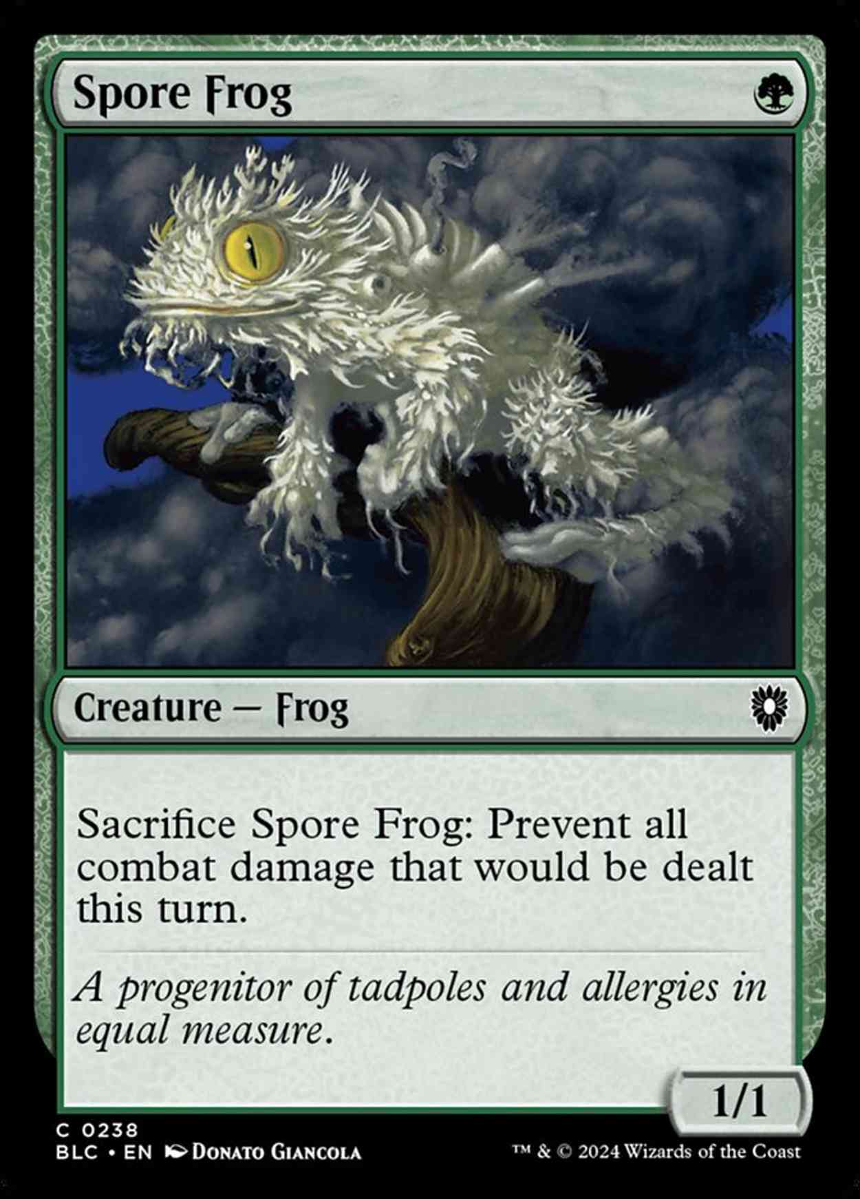 Spore Frog magic card front