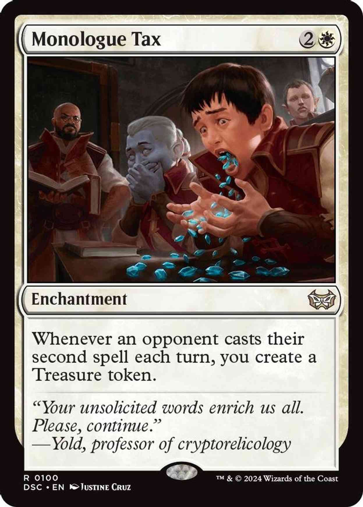 Monologue Tax magic card front