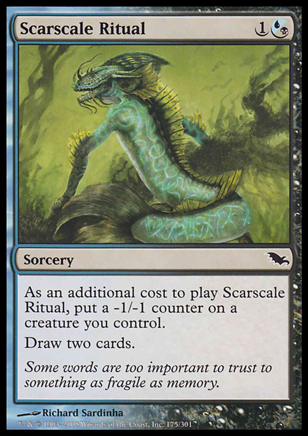Scarscale Ritual magic card front