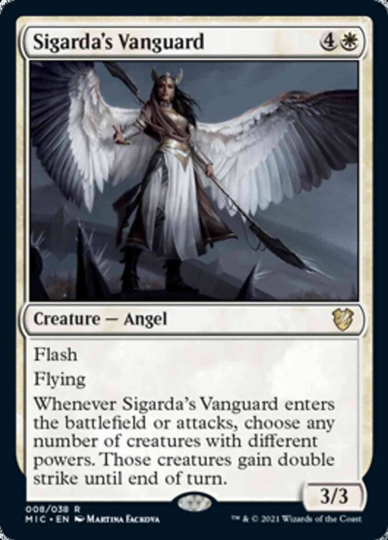 Sigarda's Vanguard magic card front
