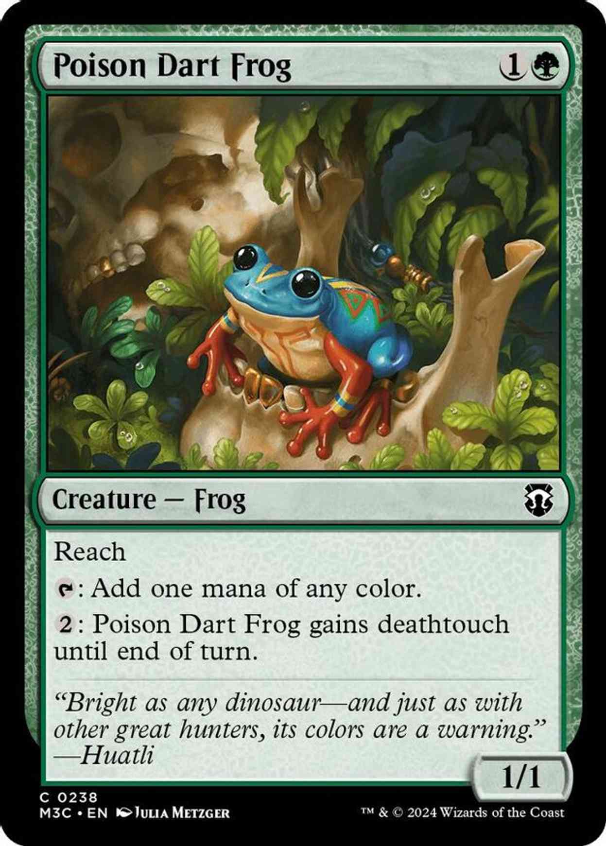 Poison Dart Frog (Ripple Foil) magic card front