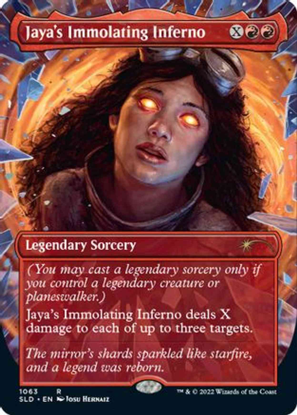 Jaya's Immolating Inferno magic card front
