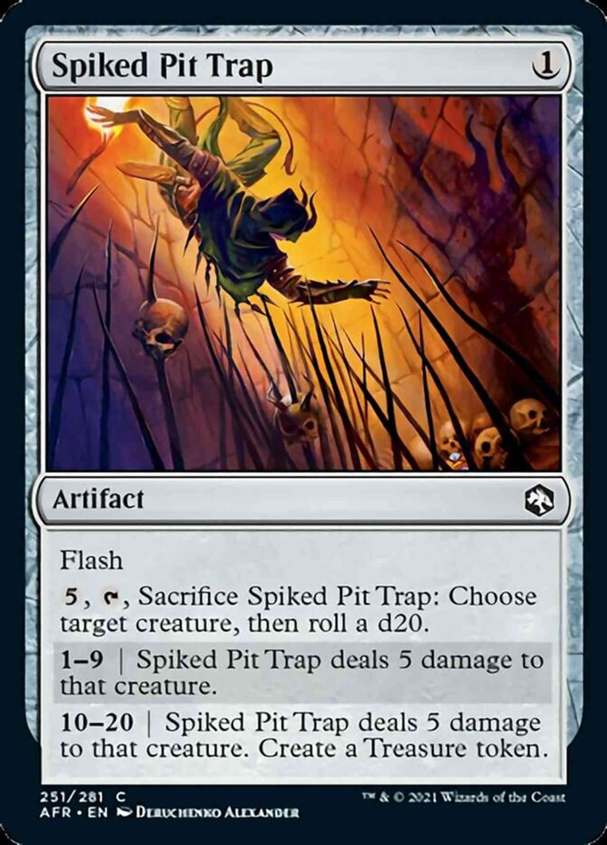 Spiked Pit Trap magic card front