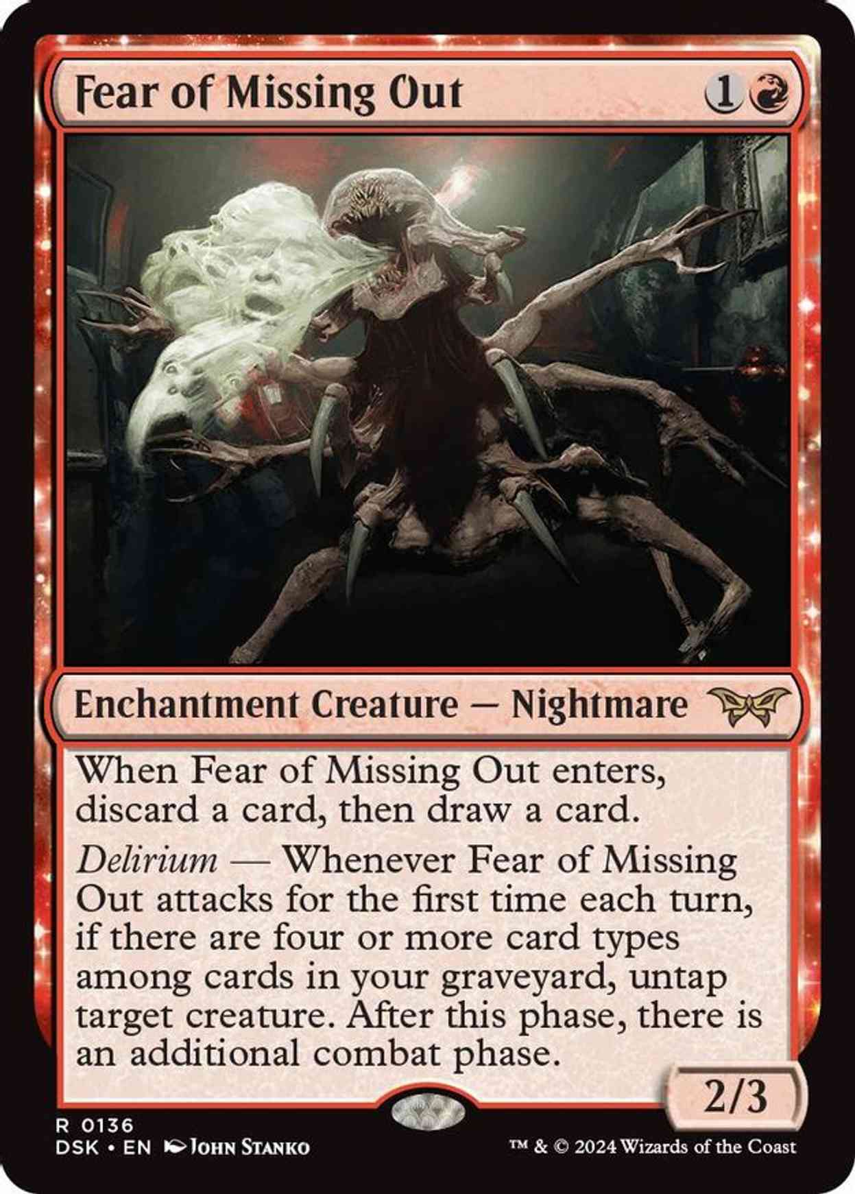 Fear of Missing Out magic card front