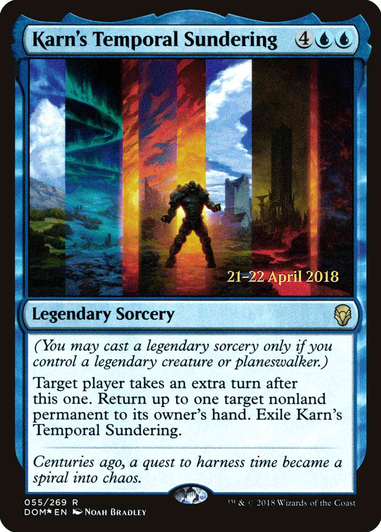Karn's Temporal Sundering magic card front