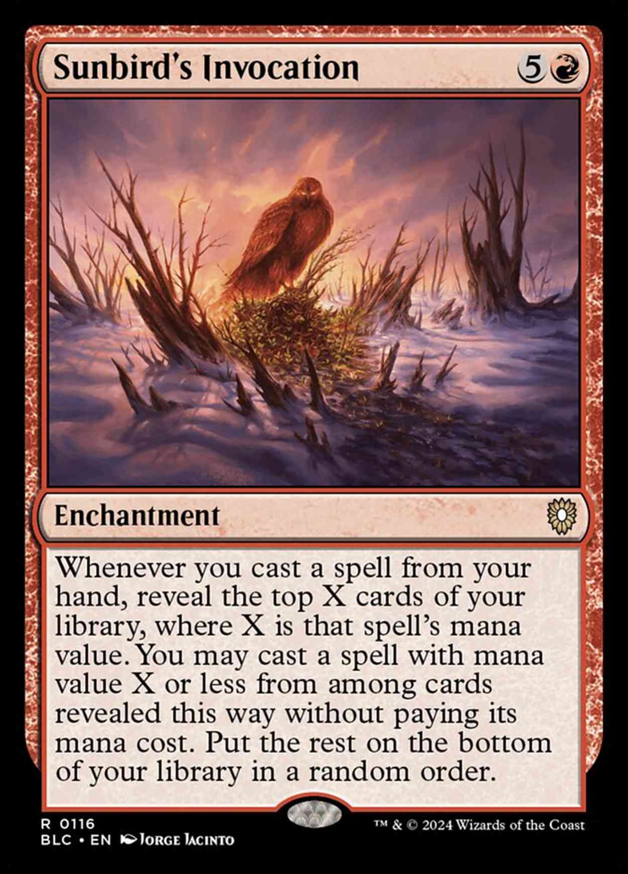 Sunbirds Invocation Price from mtg Bloomburrow Commander